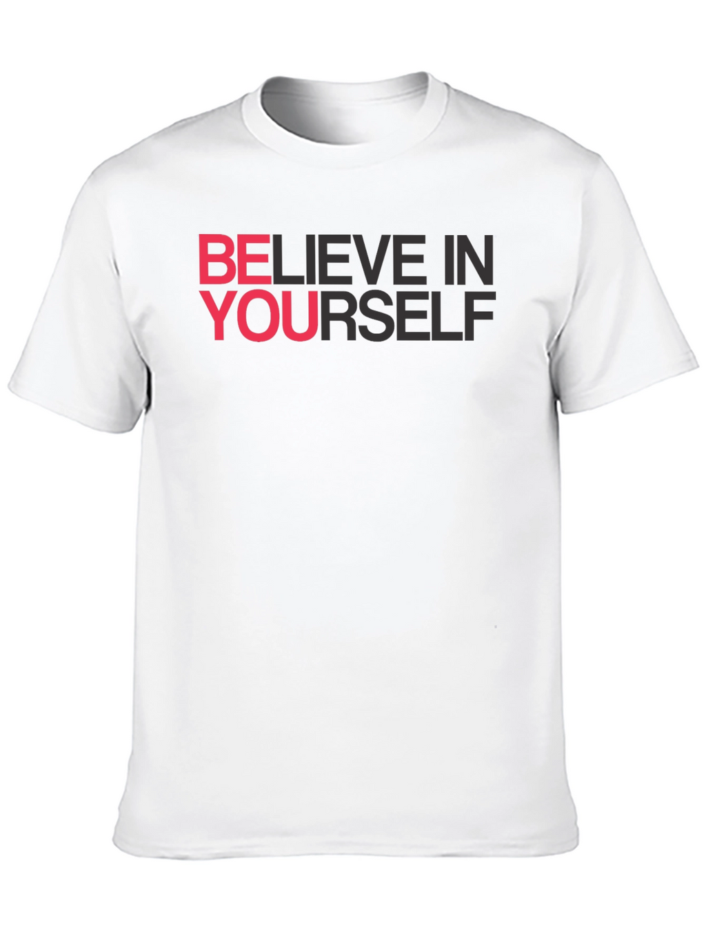Believe In Yourself Graphic Tee - Black