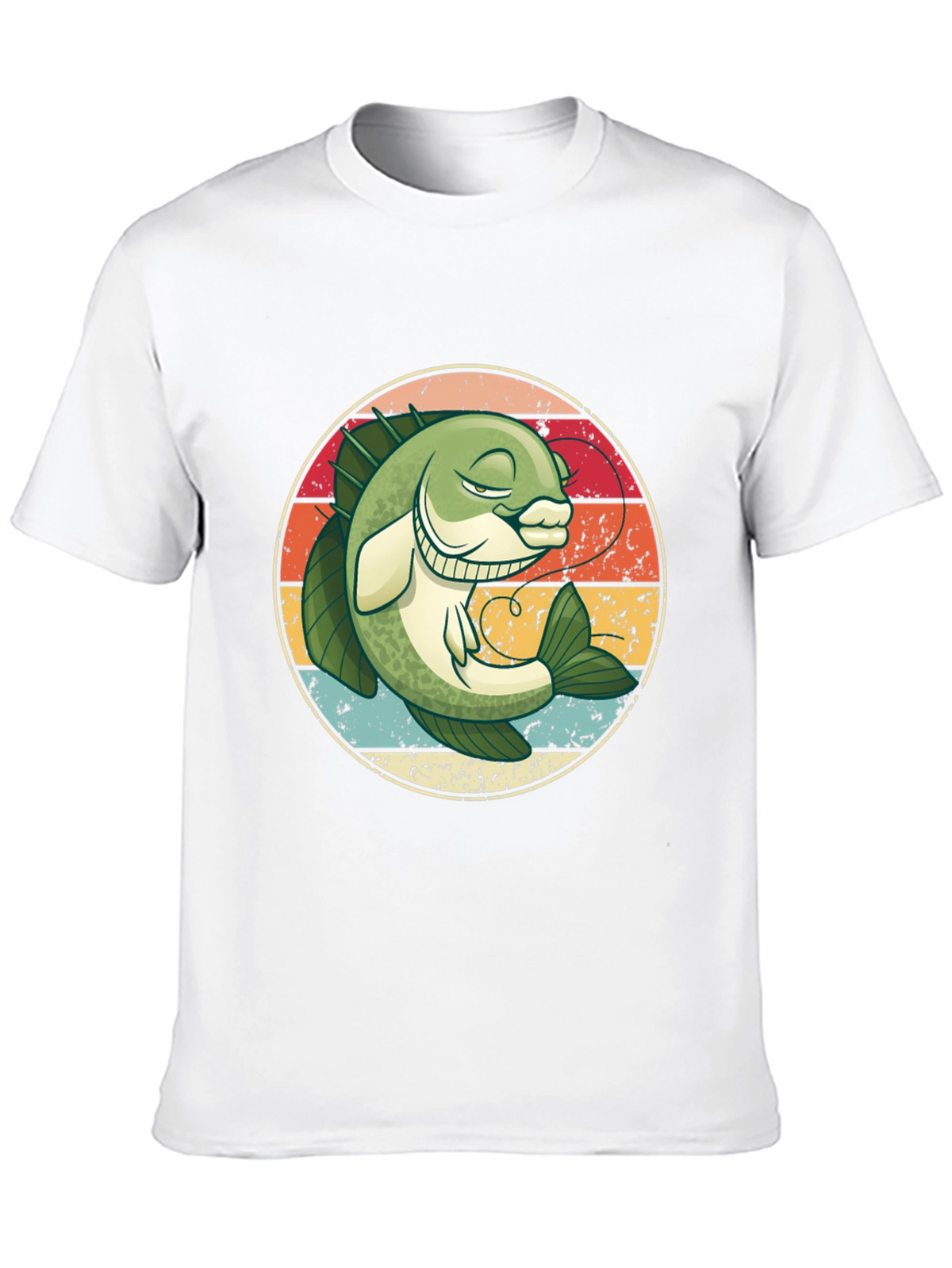 Retro Bass Fishing Graphic Tee