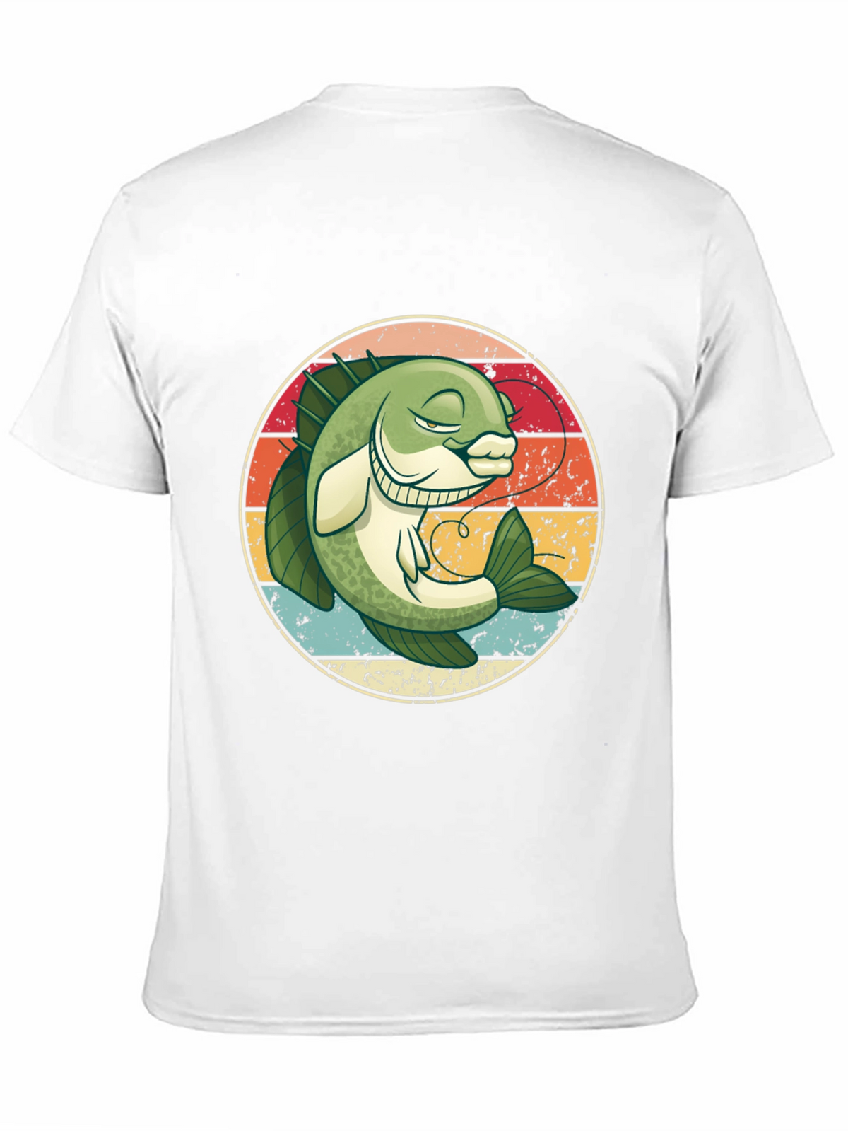 Retro Bass Fishing Graphic Tee