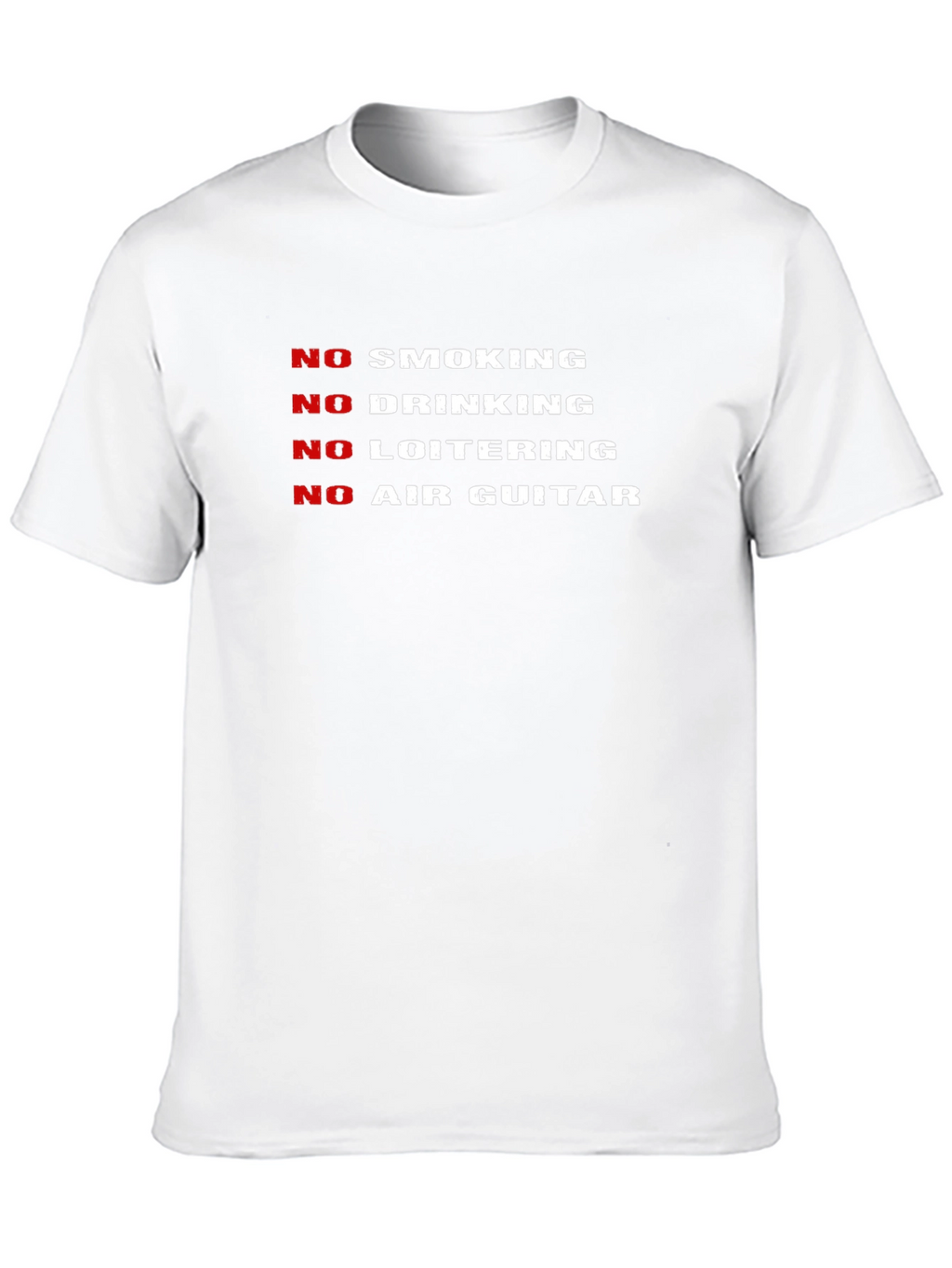 No Fun Allowed Black Graphic T-Shirt