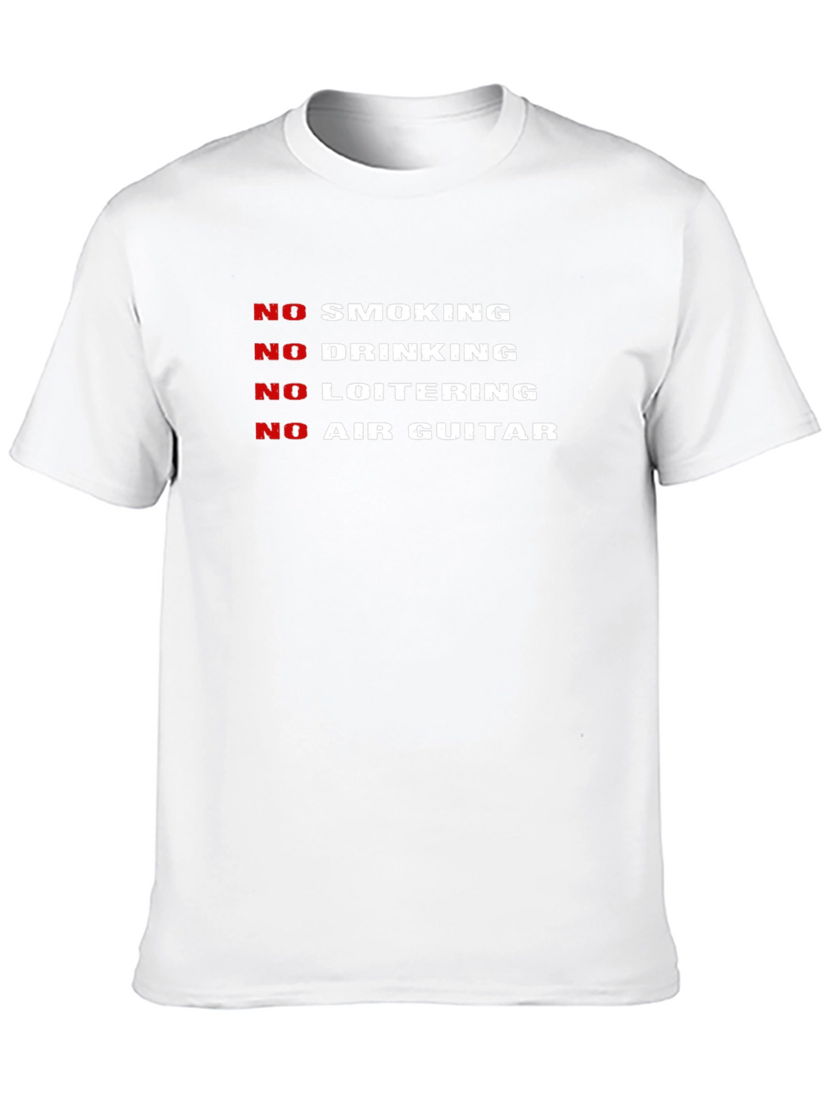 No Fun Allowed Black Graphic T-Shirt