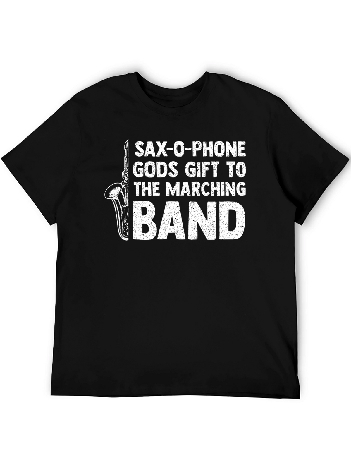 Saxophone Marching Band Graphic T-Shirt