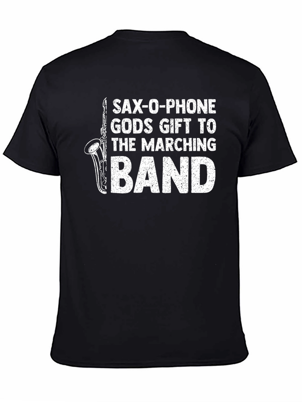 Saxophone Marching Band Graphic T-Shirt