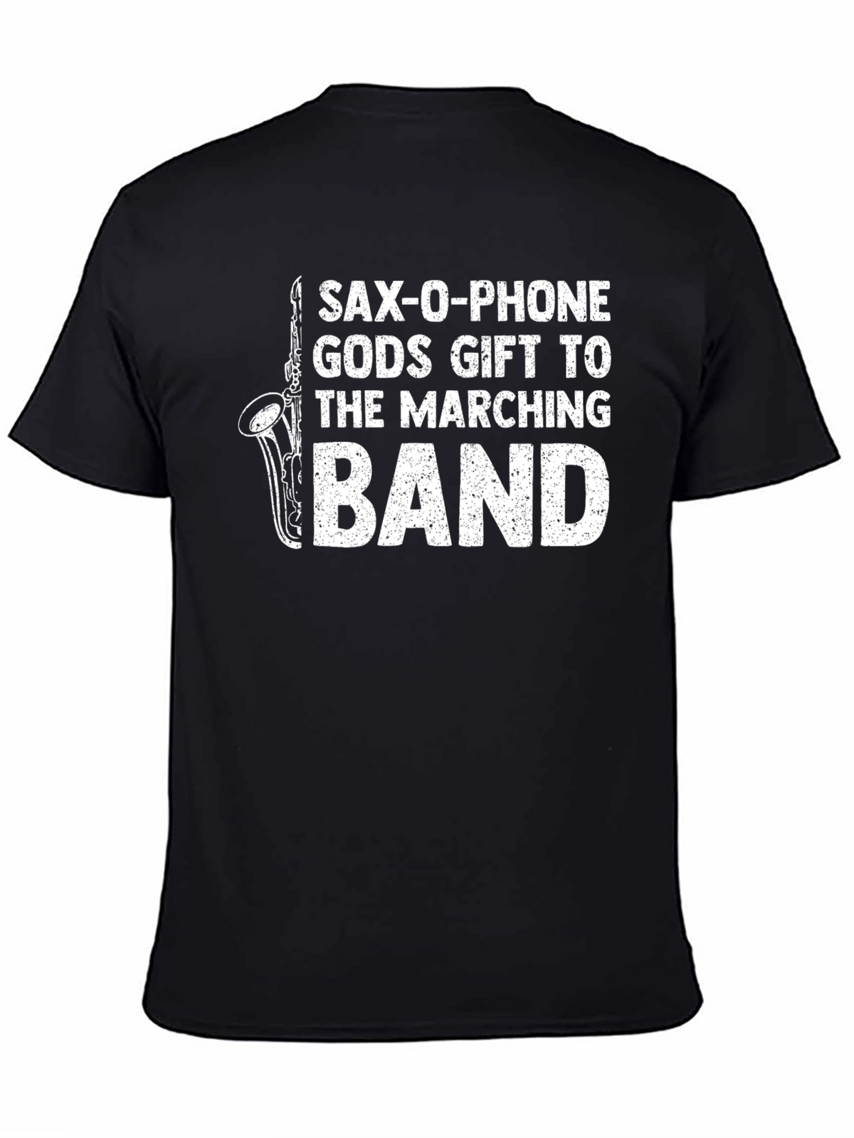 Saxophone Marching Band Graphic T-Shirt