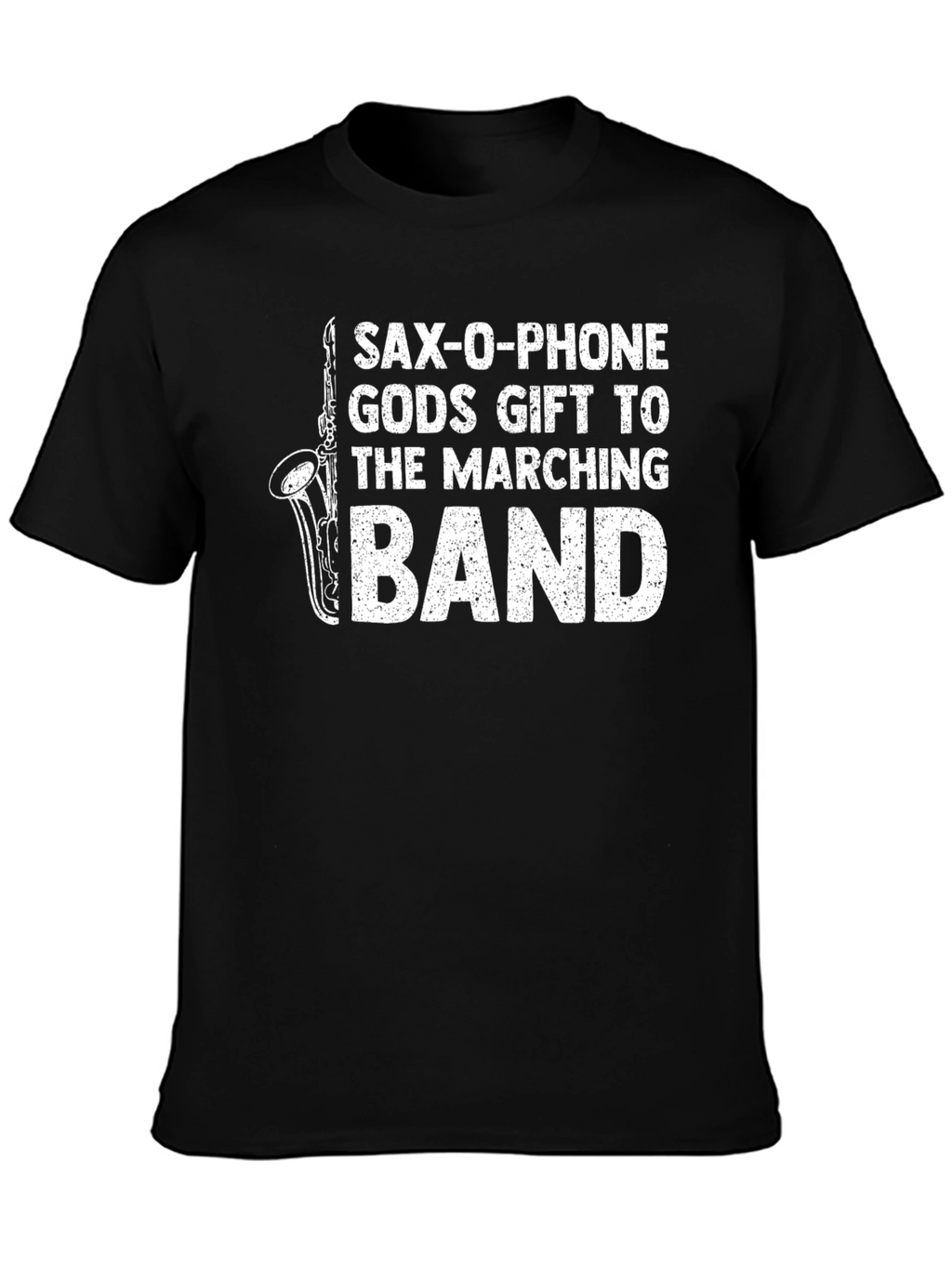 Saxophone Marching Band Graphic T-Shirt