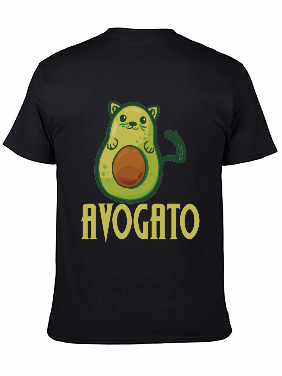 Avogato T-Shirt - Avocado Cat Pun Graphic Tee