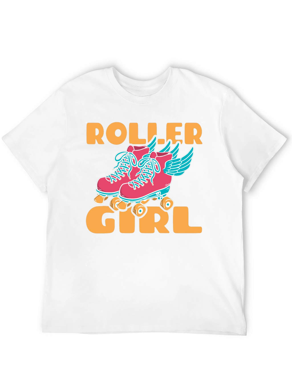 Roller Girl Graphic T-Shirt - Black