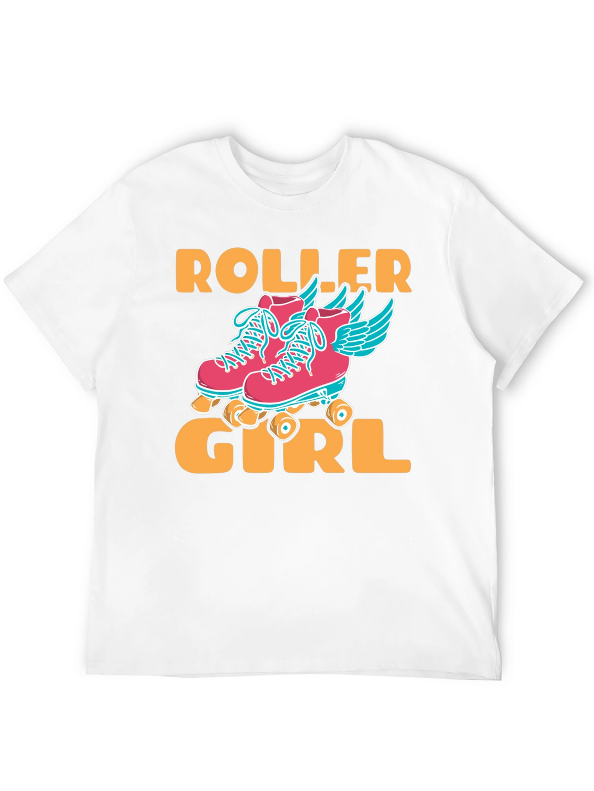 Roller Girl Graphic T-Shirt - Black