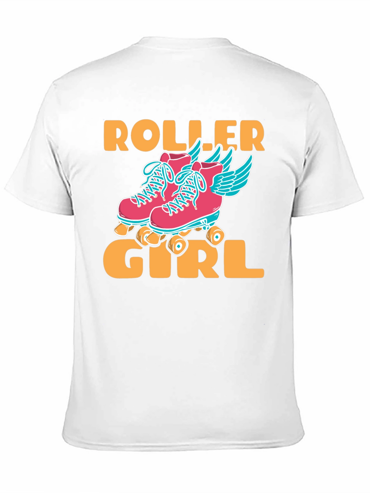 Roller Girl Graphic T-Shirt - Black