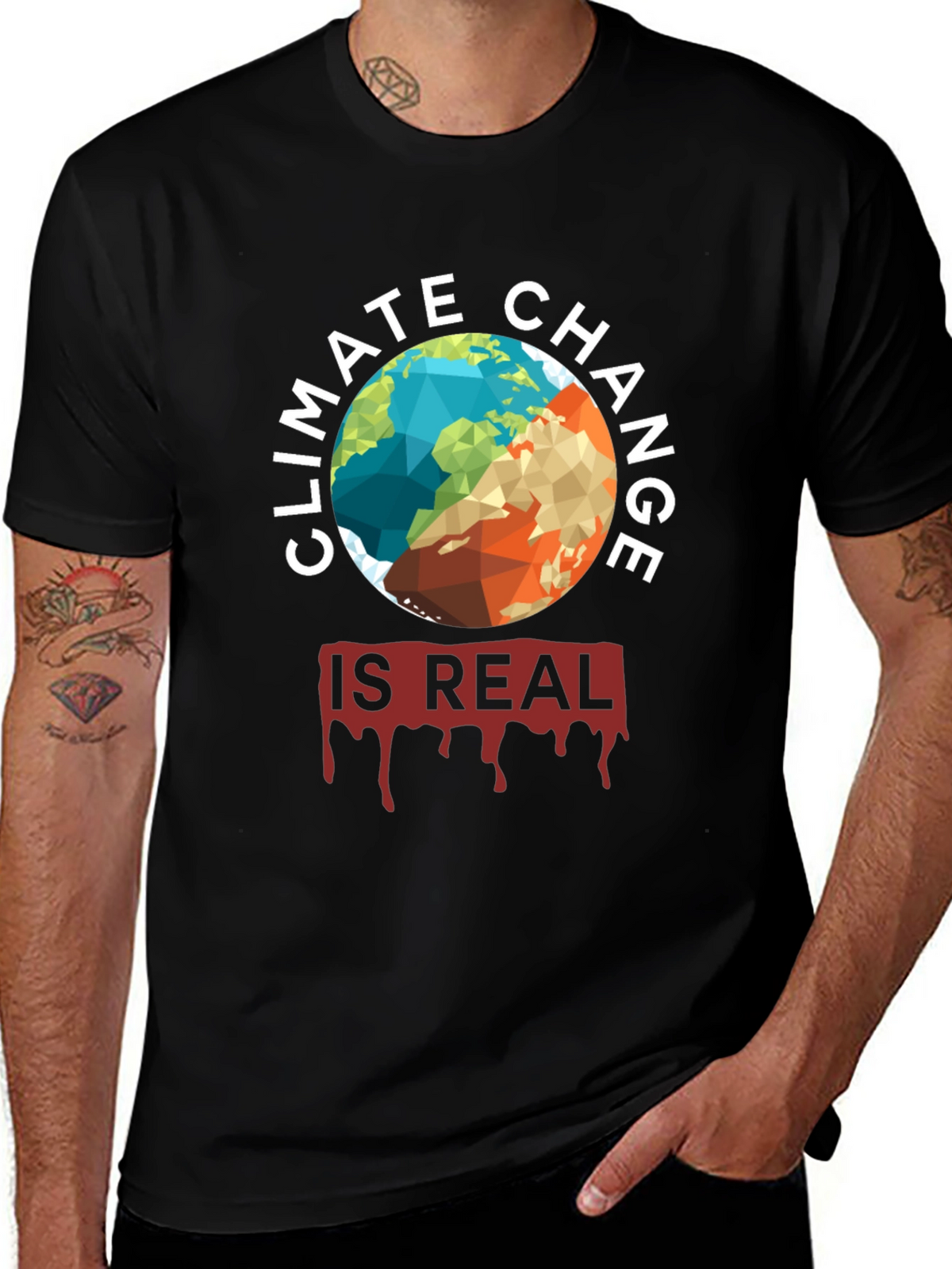 Climate Change Awareness Graphic T-Shirt