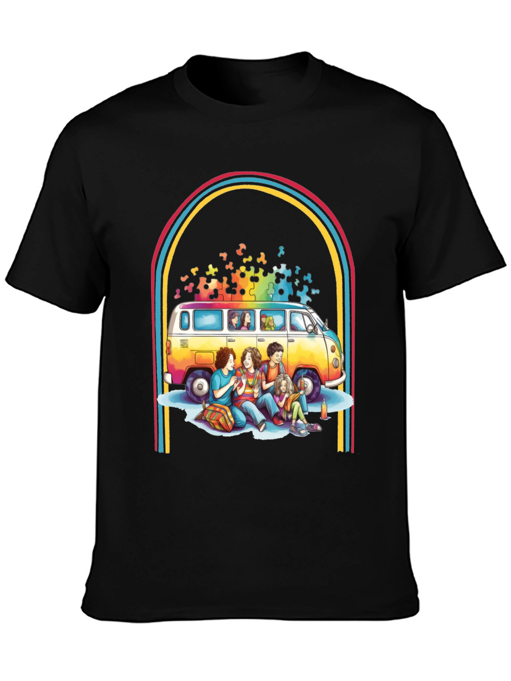 Retro Van & Friends Graphic Tee
