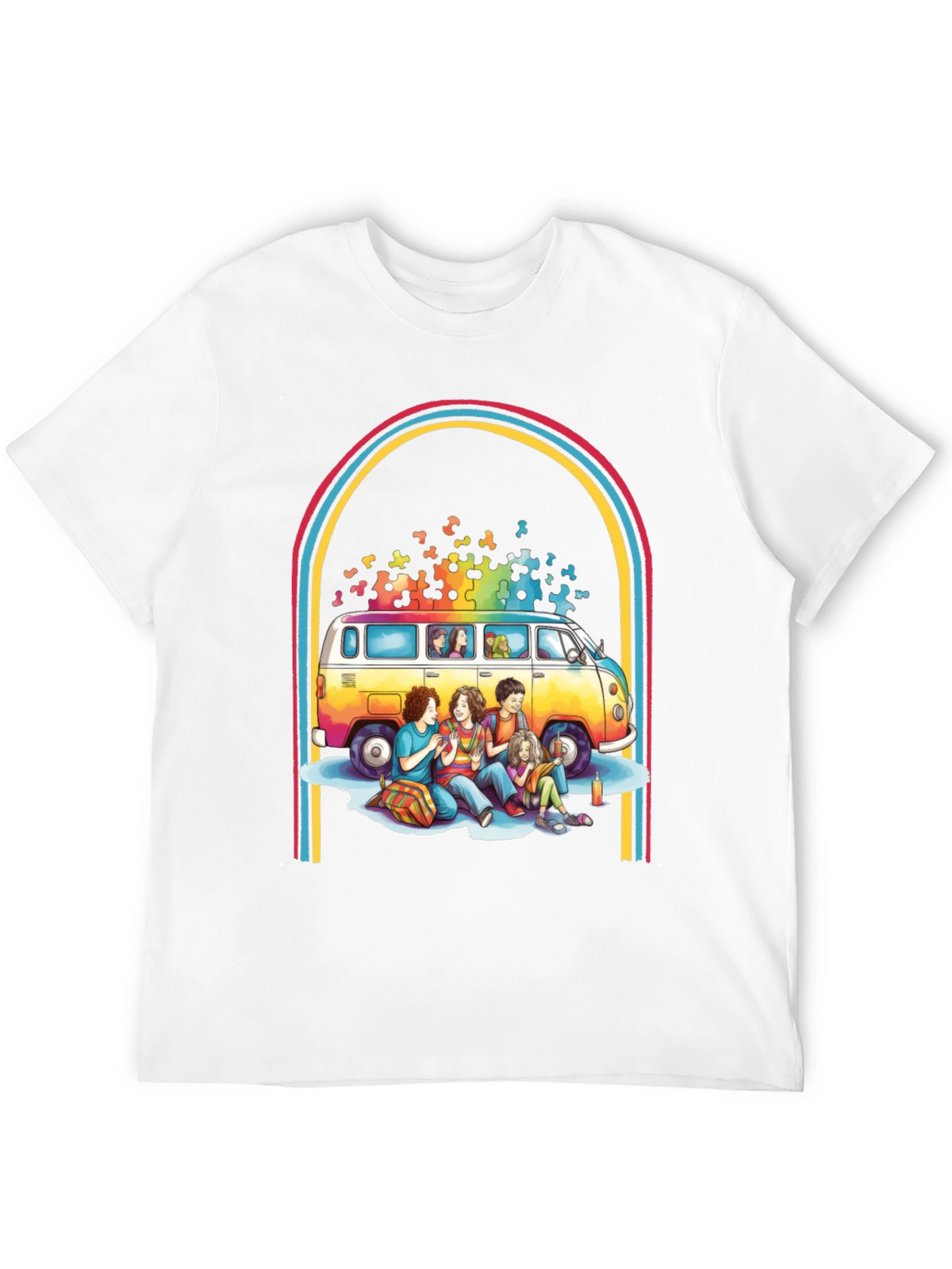 Retro Van & Friends Graphic Tee