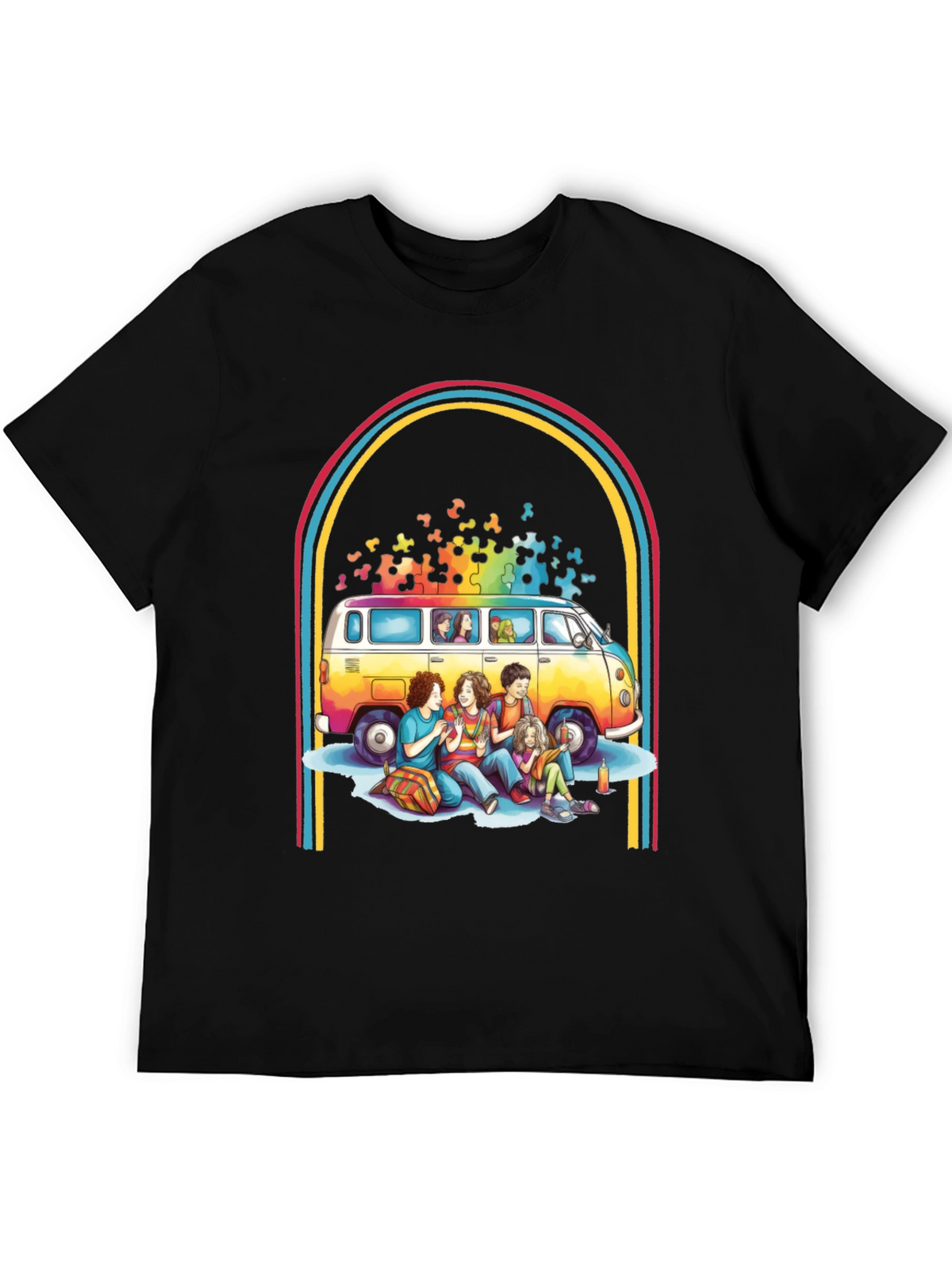 Retro Van & Friends Graphic Tee
