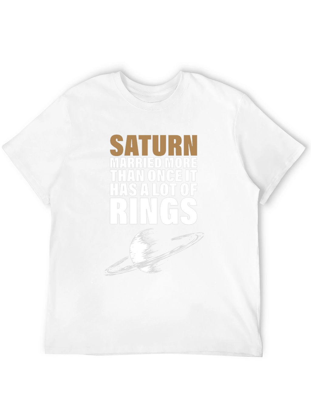 Saturn Rings Graphic Novelty T-Shirt
