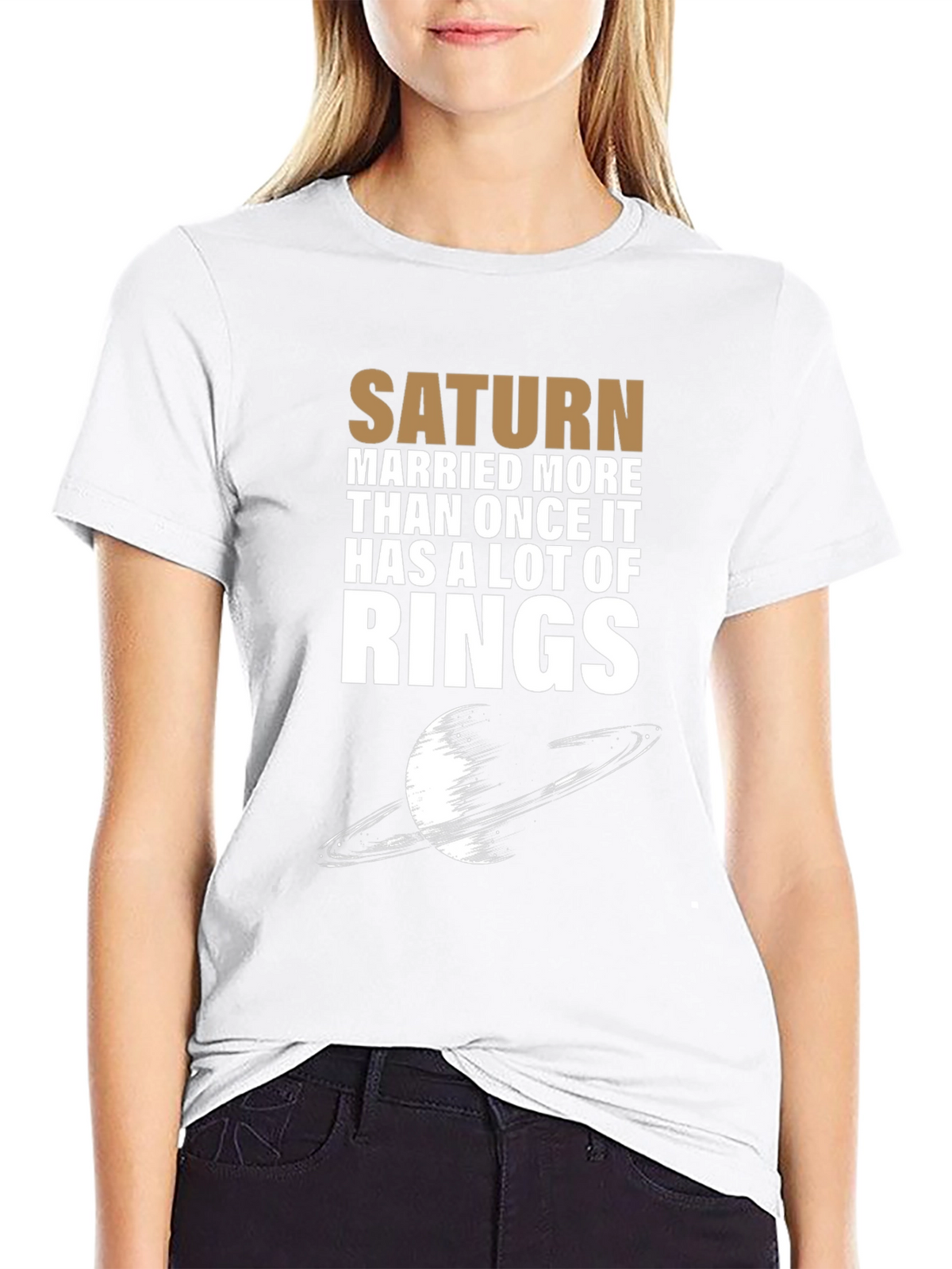 Saturn Rings Graphic Novelty T-Shirt