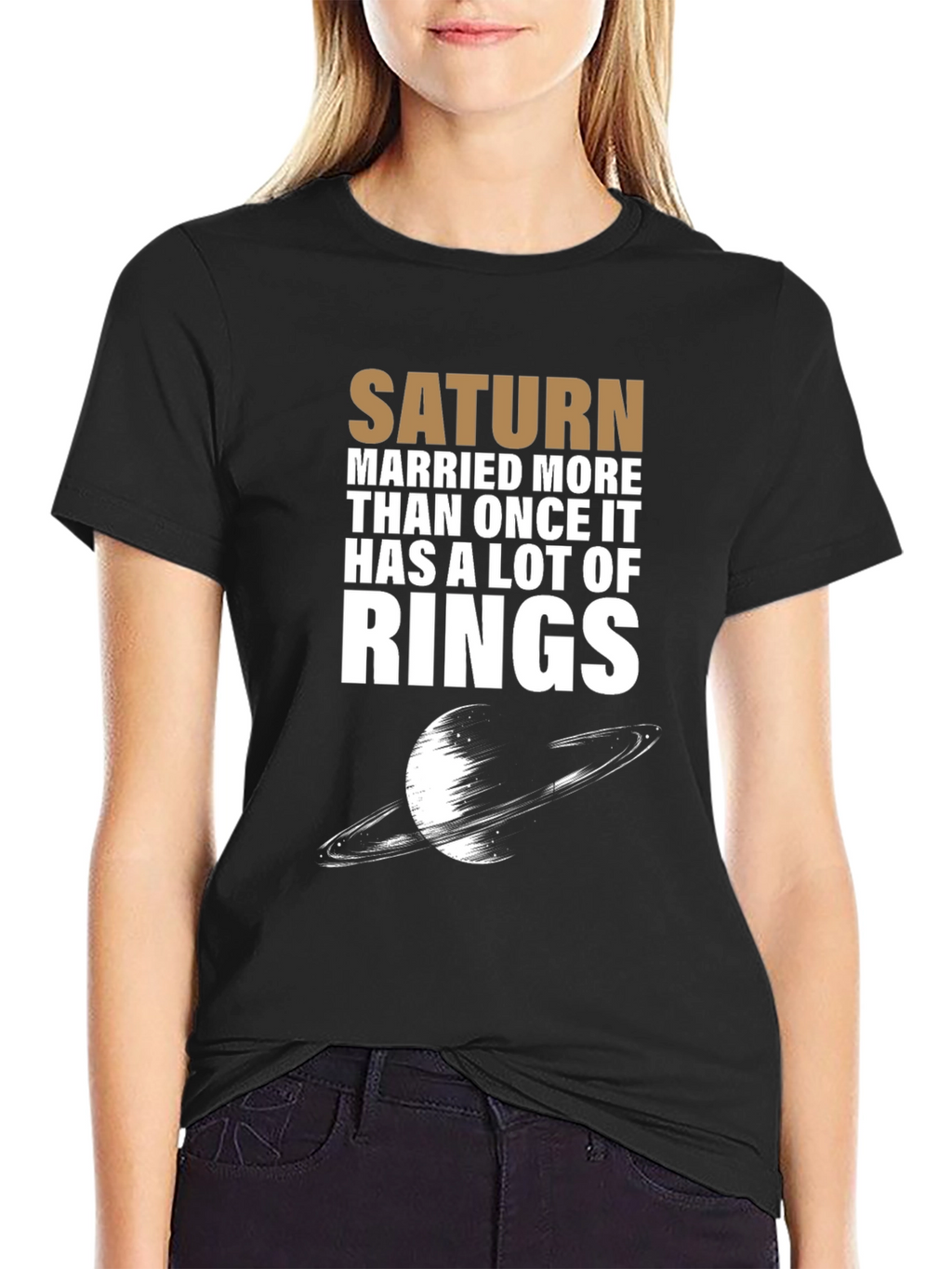 Saturn Rings Graphic Novelty T-Shirt