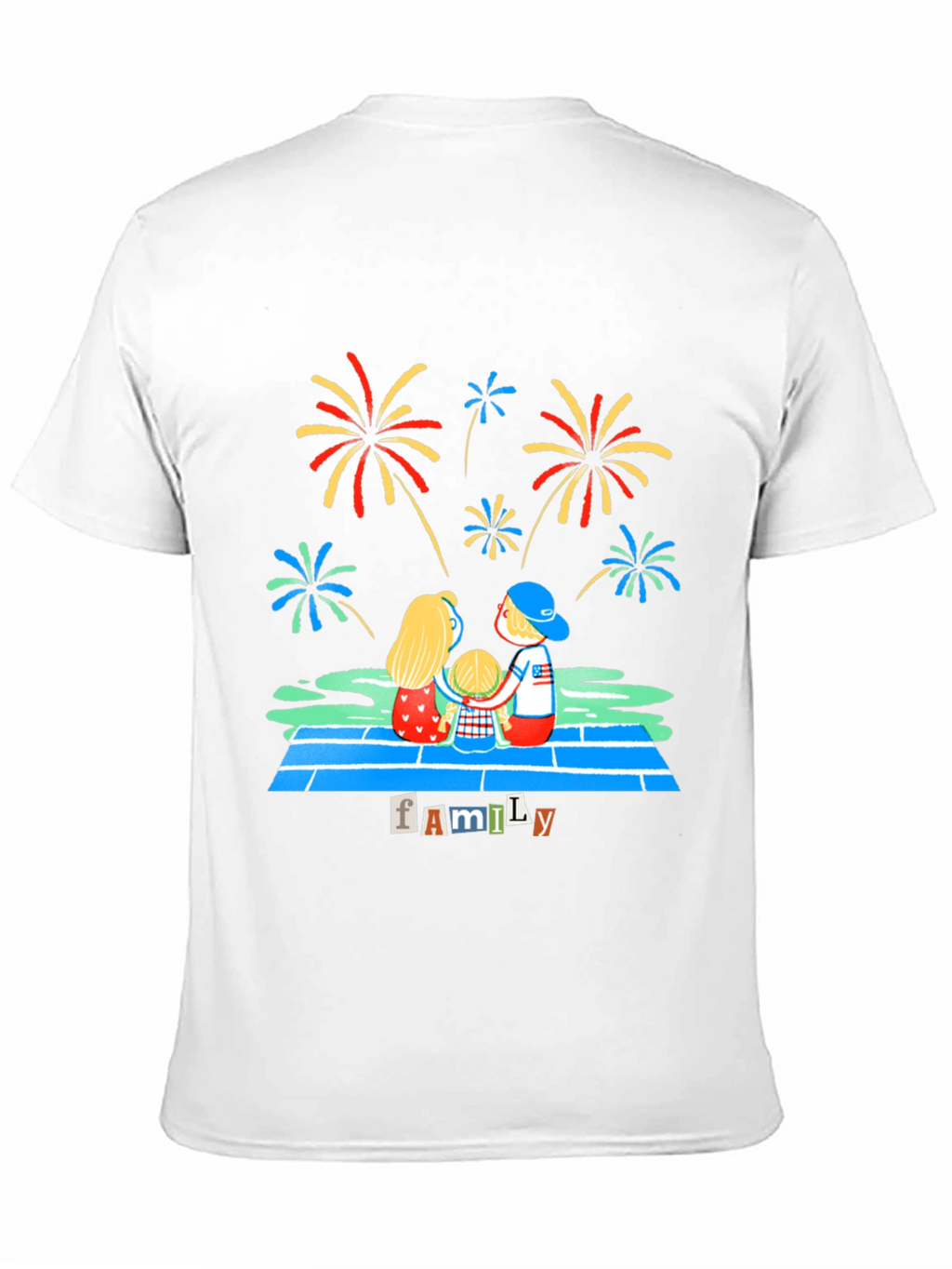 Family Fireworks Graphic Tee