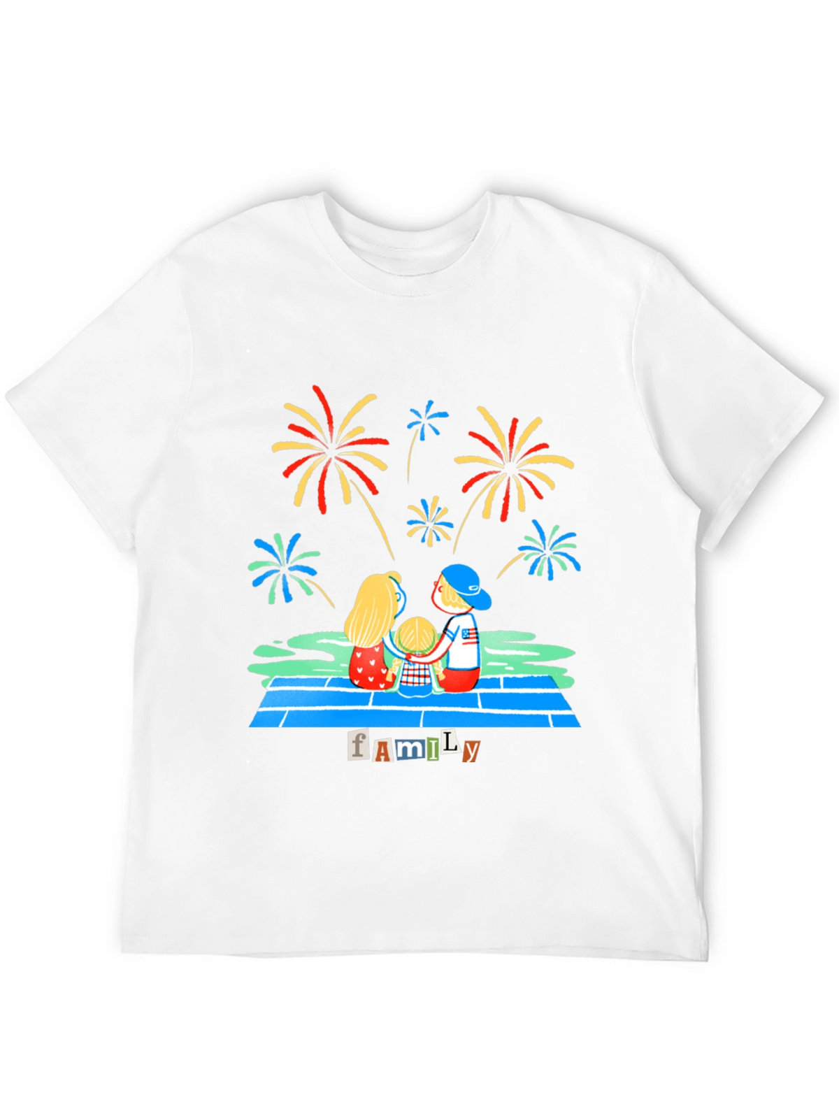 Family Fireworks Graphic Tee