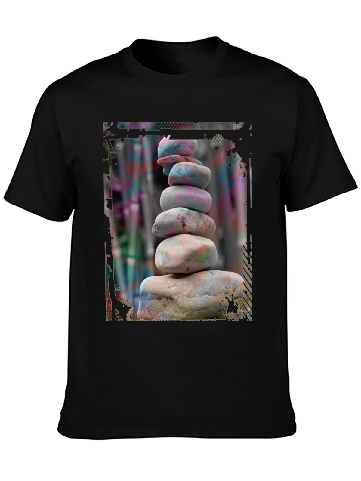 Zen Stone Stack Graphic Tee
