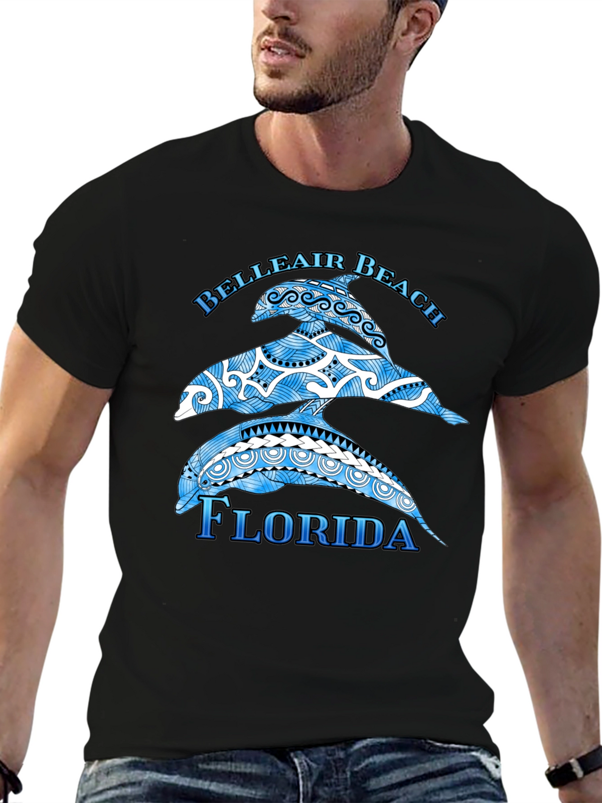 Belleair Beach Florida Dolphin T-Shirt