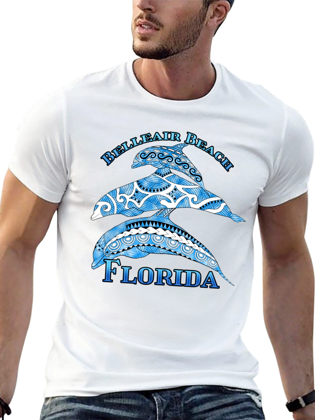 Belleair Beach Florida Dolphin T-Shirt