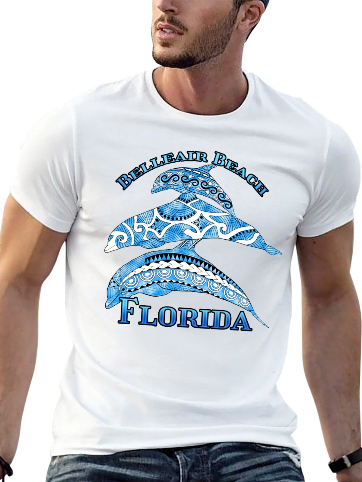Belleair Beach Florida Dolphin T-Shirt