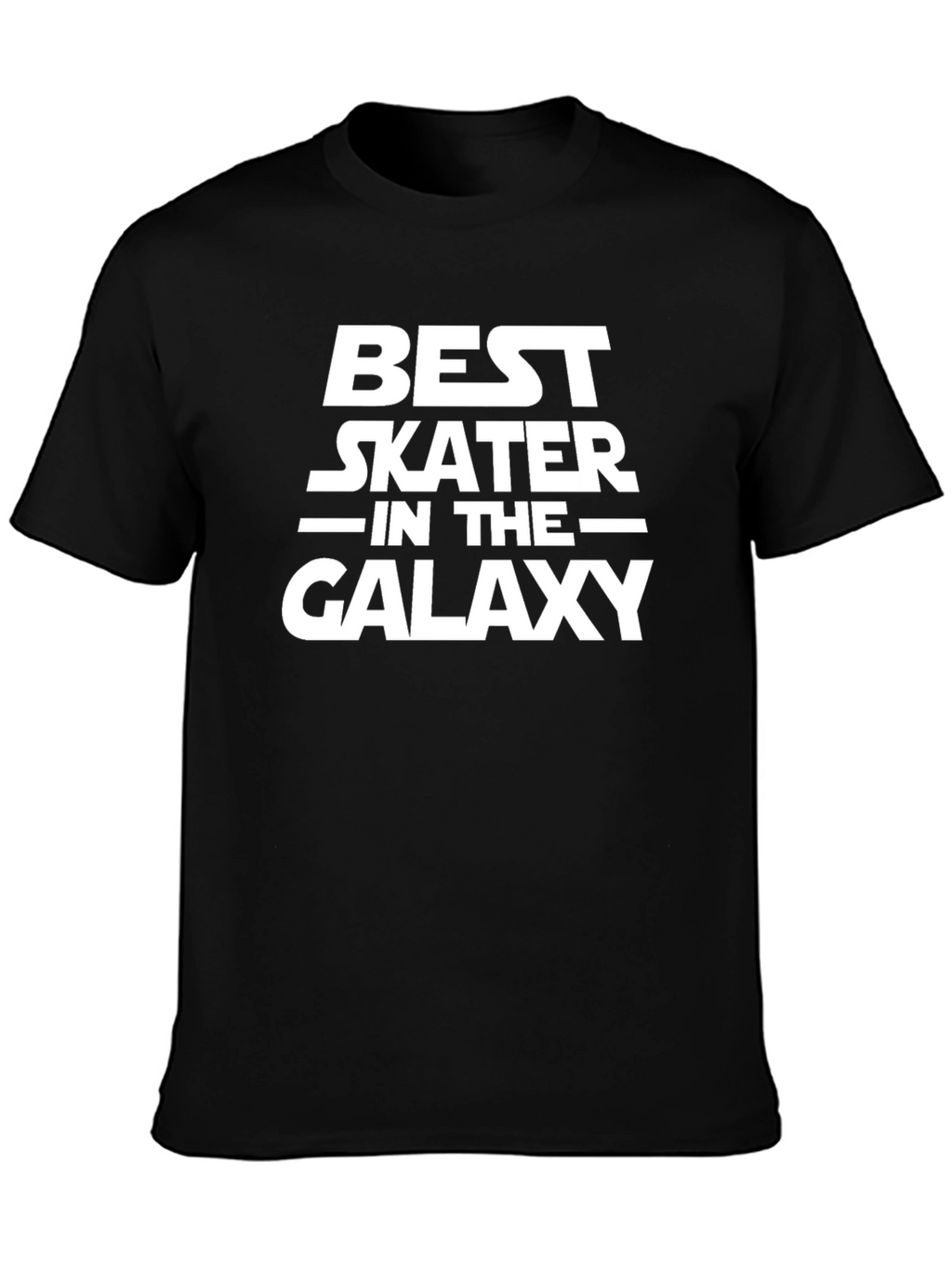 Best Skater in the Galaxy Black T-Shirt