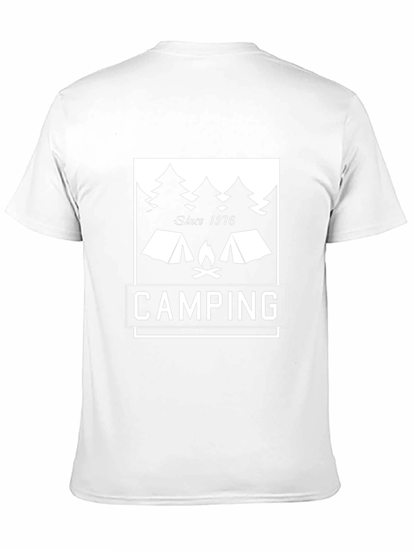 Camping Since 1976 Graphic Tee - Black