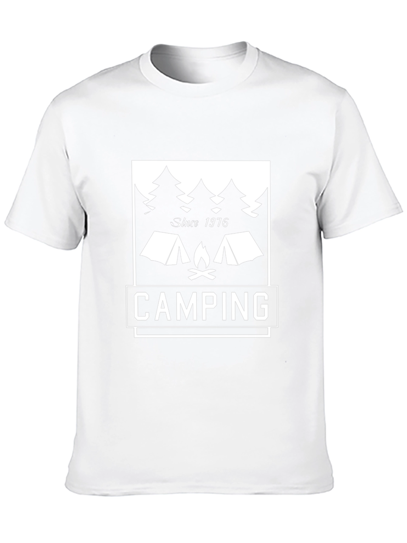 Camping Since 1976 Graphic Tee - Black