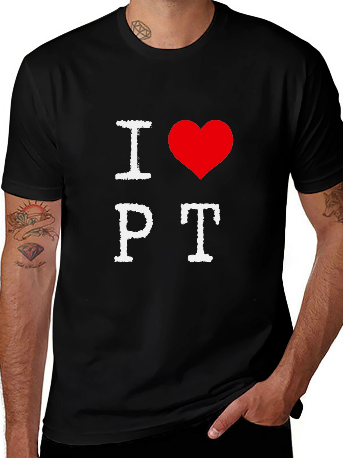 I Heart PT Black T-Shirt