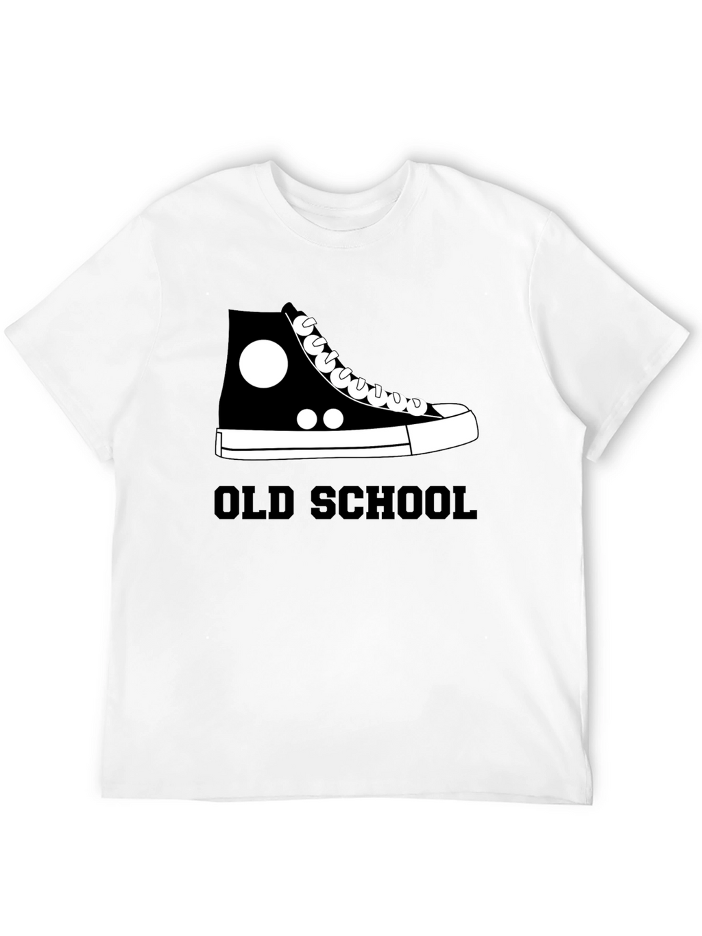Old School High Top Sneaker Graphic T-Shirt
