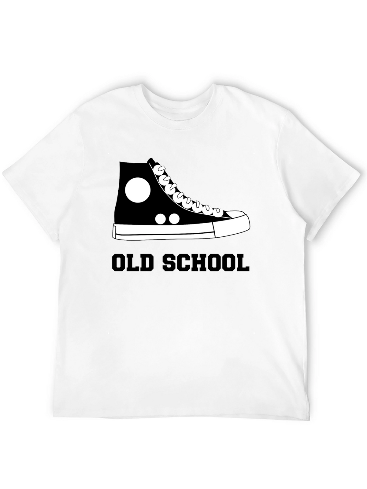 Old School High Top Sneaker Graphic T-Shirt