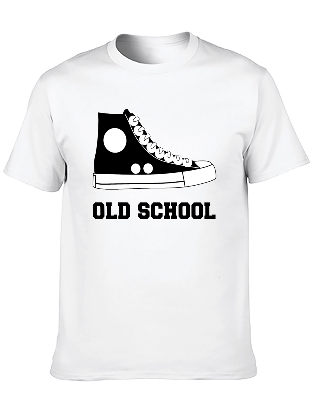 Old School High Top Sneaker Graphic T-Shirt