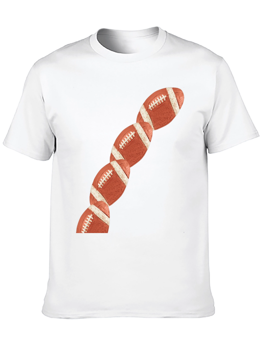 Football Chain T-Shirt - Sports Fan Apparel