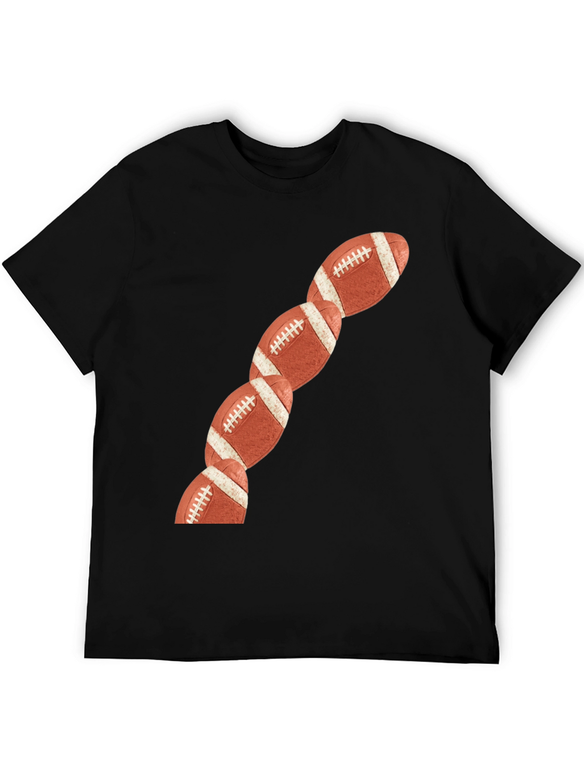 Football Chain T-Shirt - Sports Fan Apparel