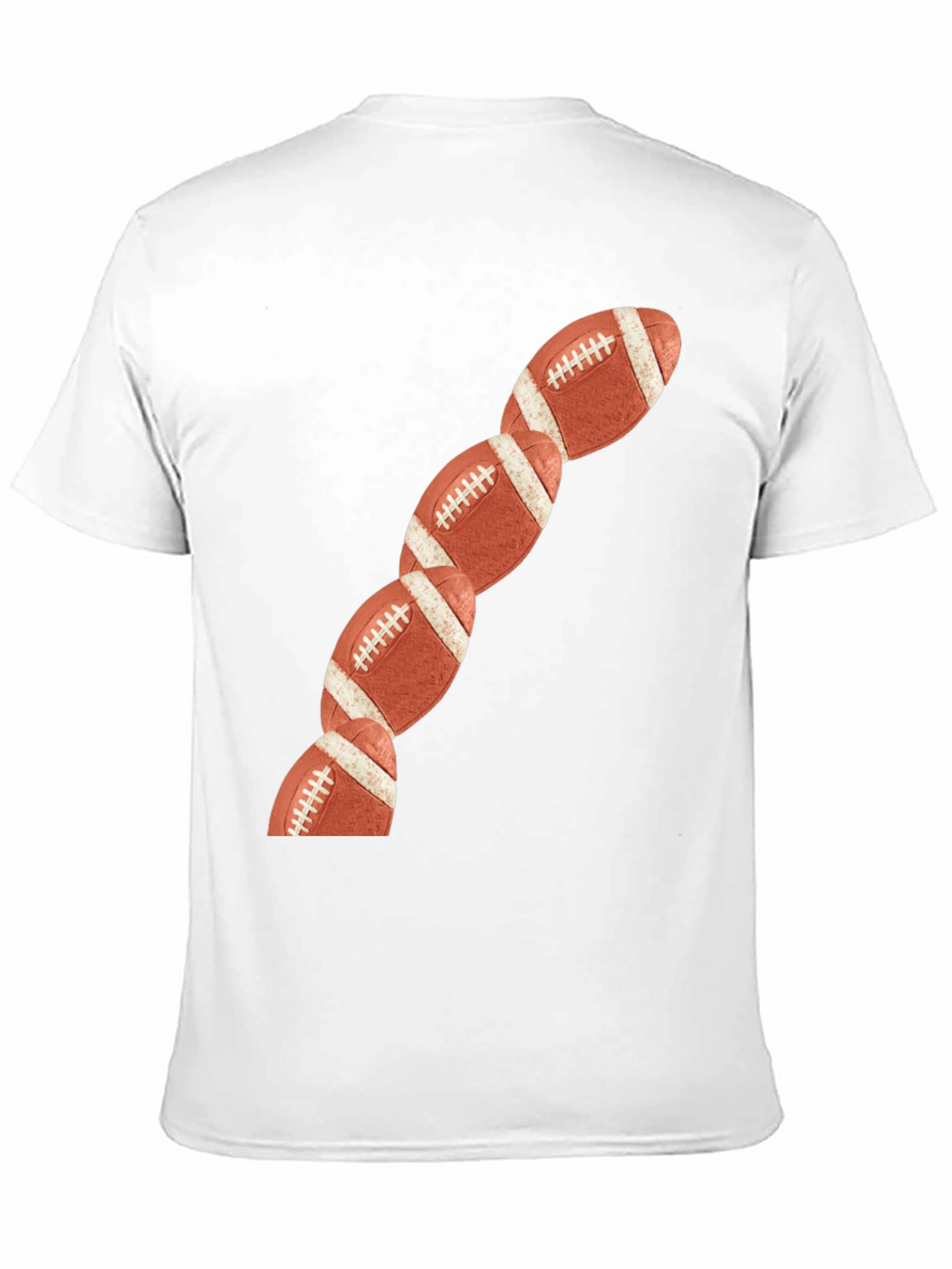 Football Chain T-Shirt - Sports Fan Apparel