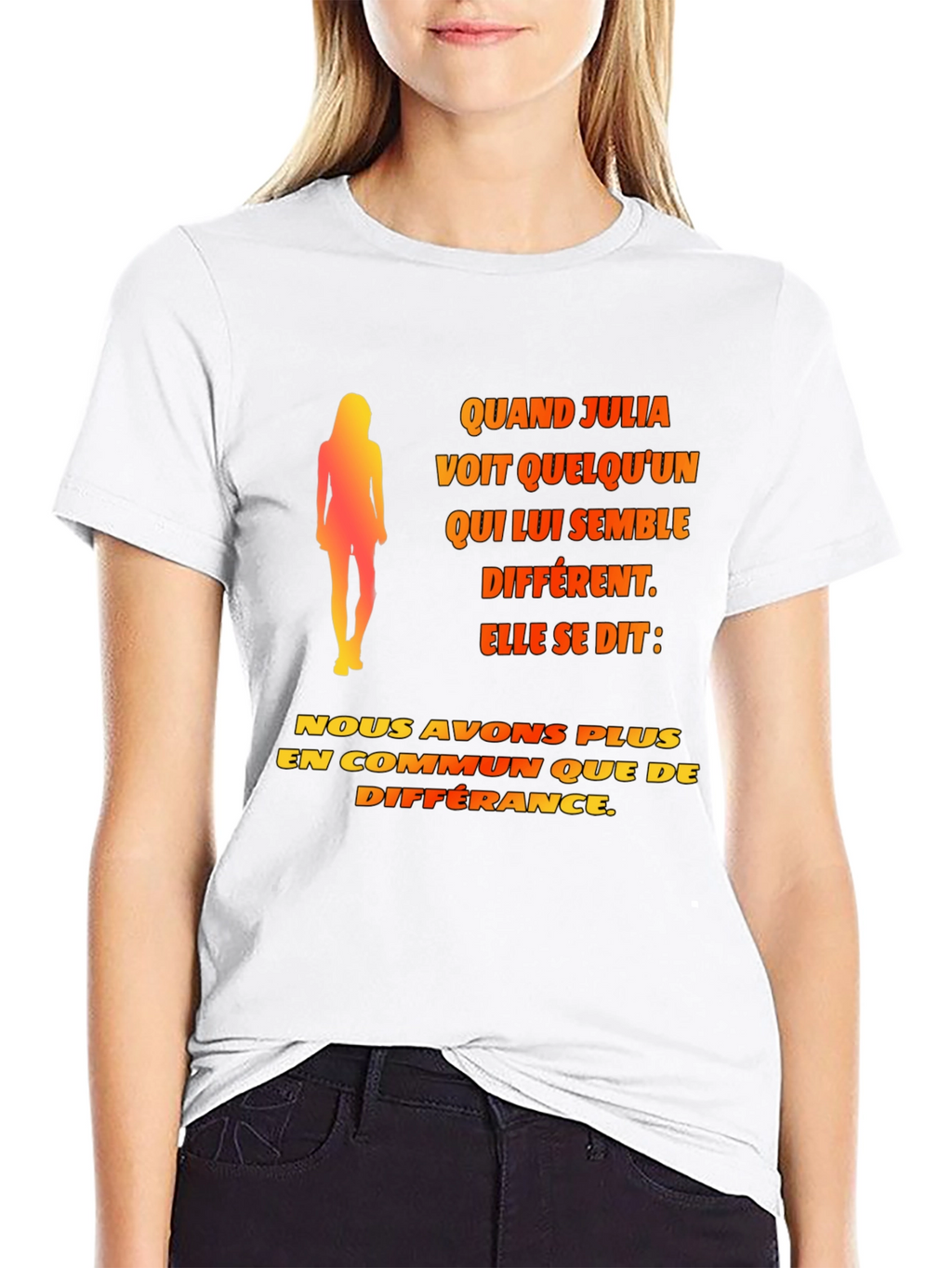 Quand Julia T-Shirt - Unisex Novelty Tee