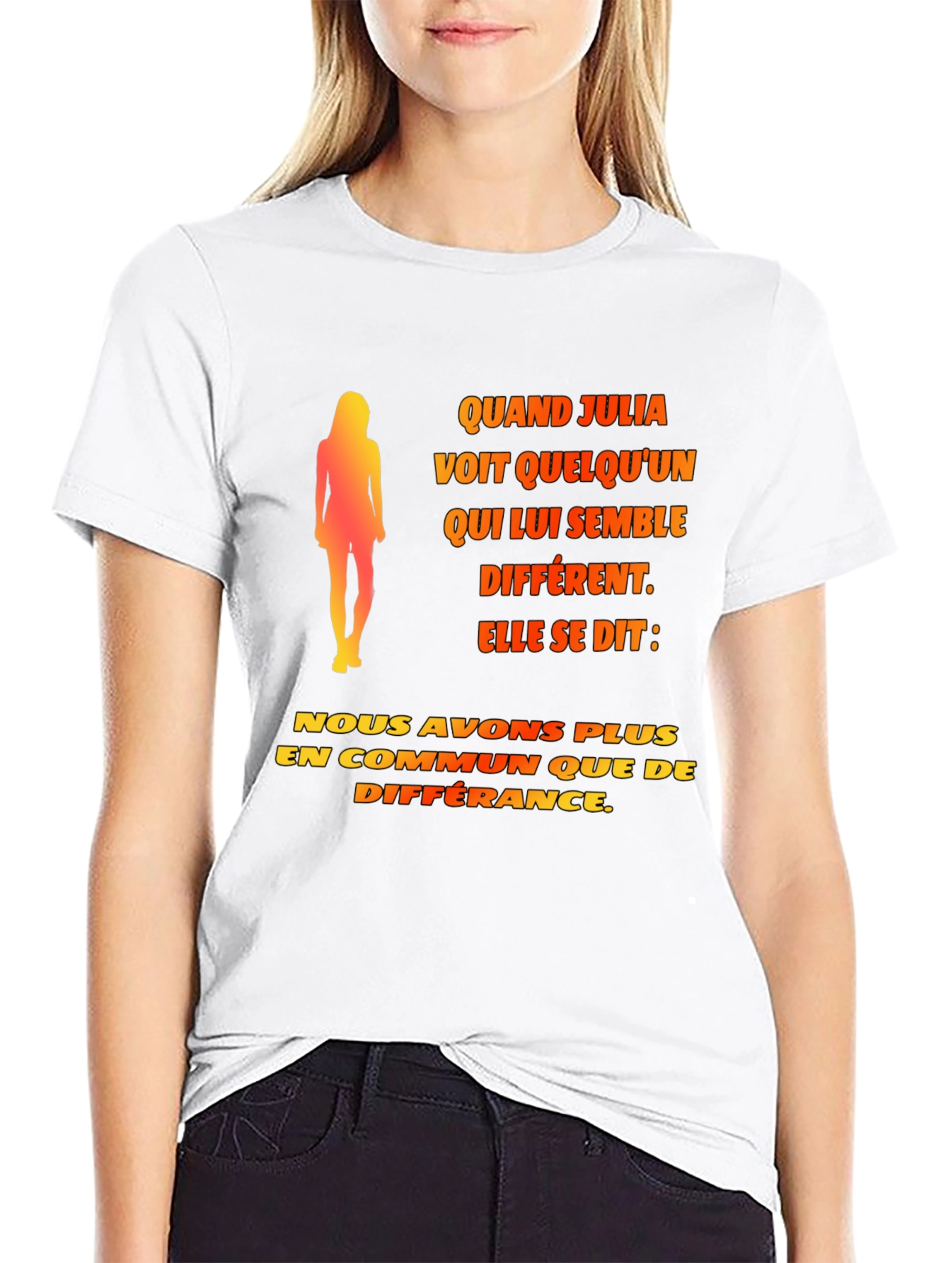 Quand Julia T-Shirt - Unisex Novelty Tee