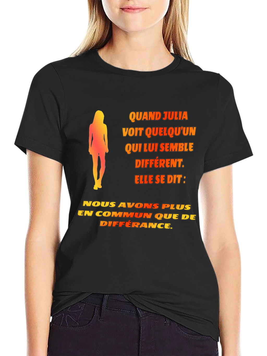 Quand Julia T-Shirt - Unisex Novelty Tee