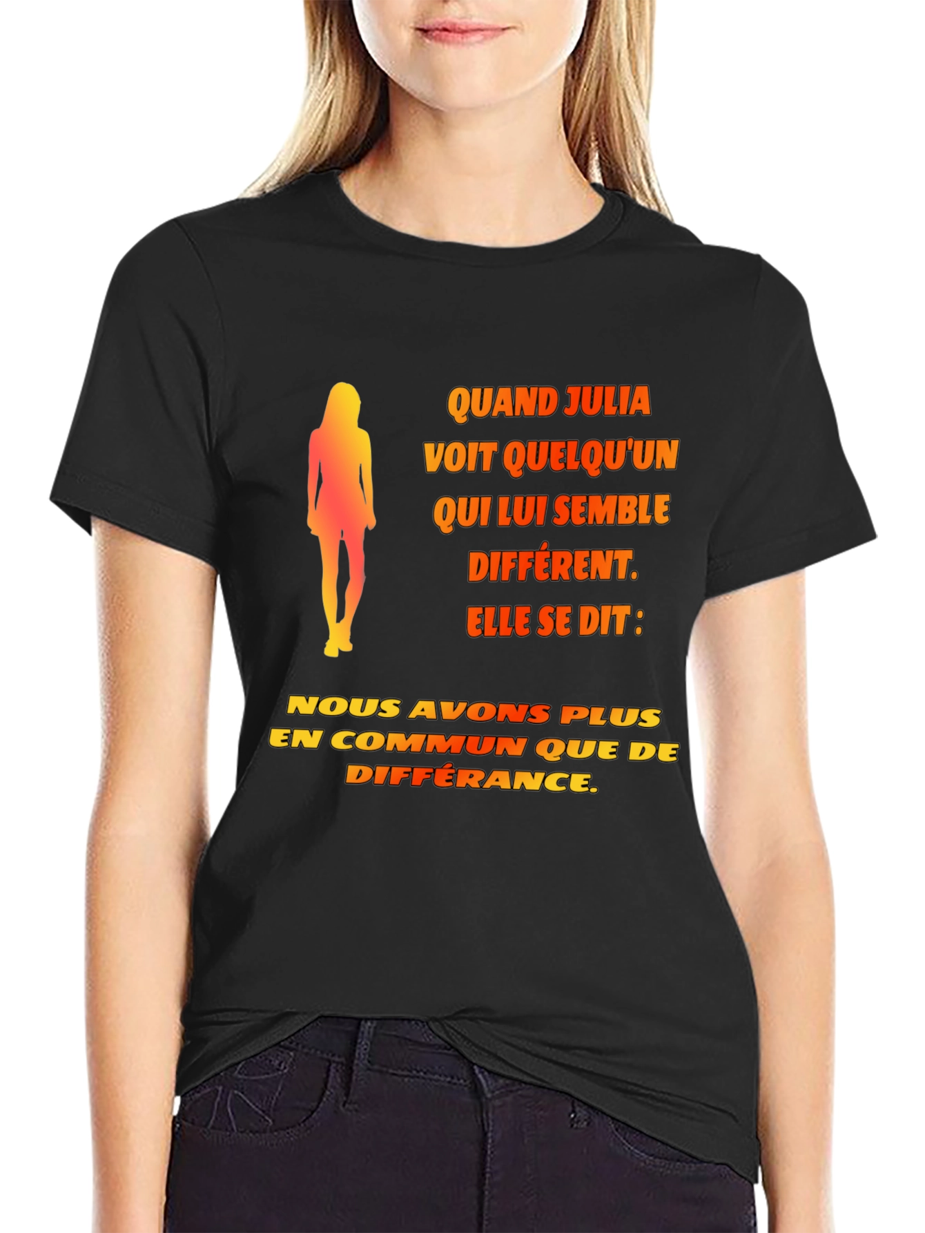 Quand Julia T-Shirt - Unisex Novelty Tee