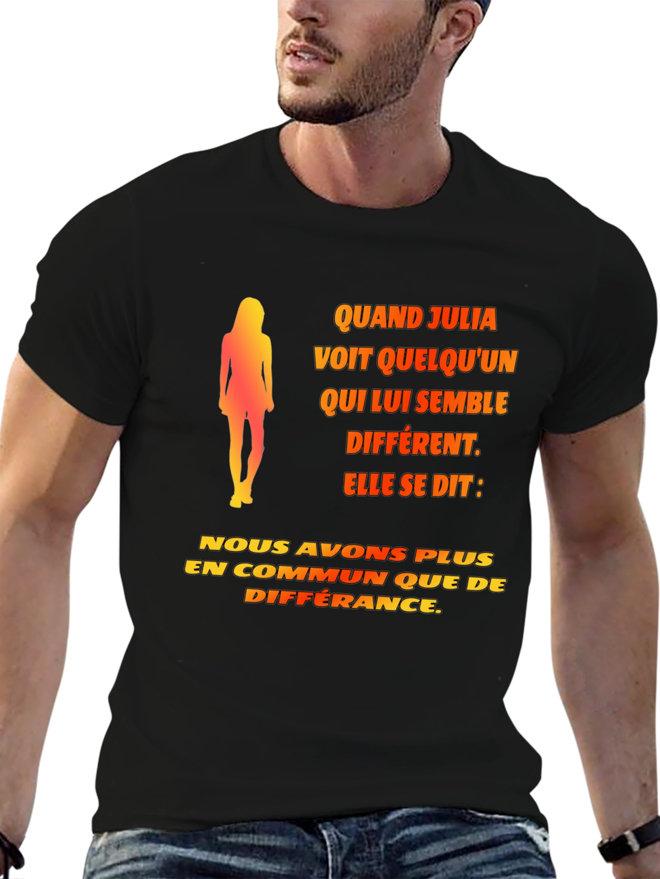 Quand Julia T-Shirt - Unisex Novelty Tee