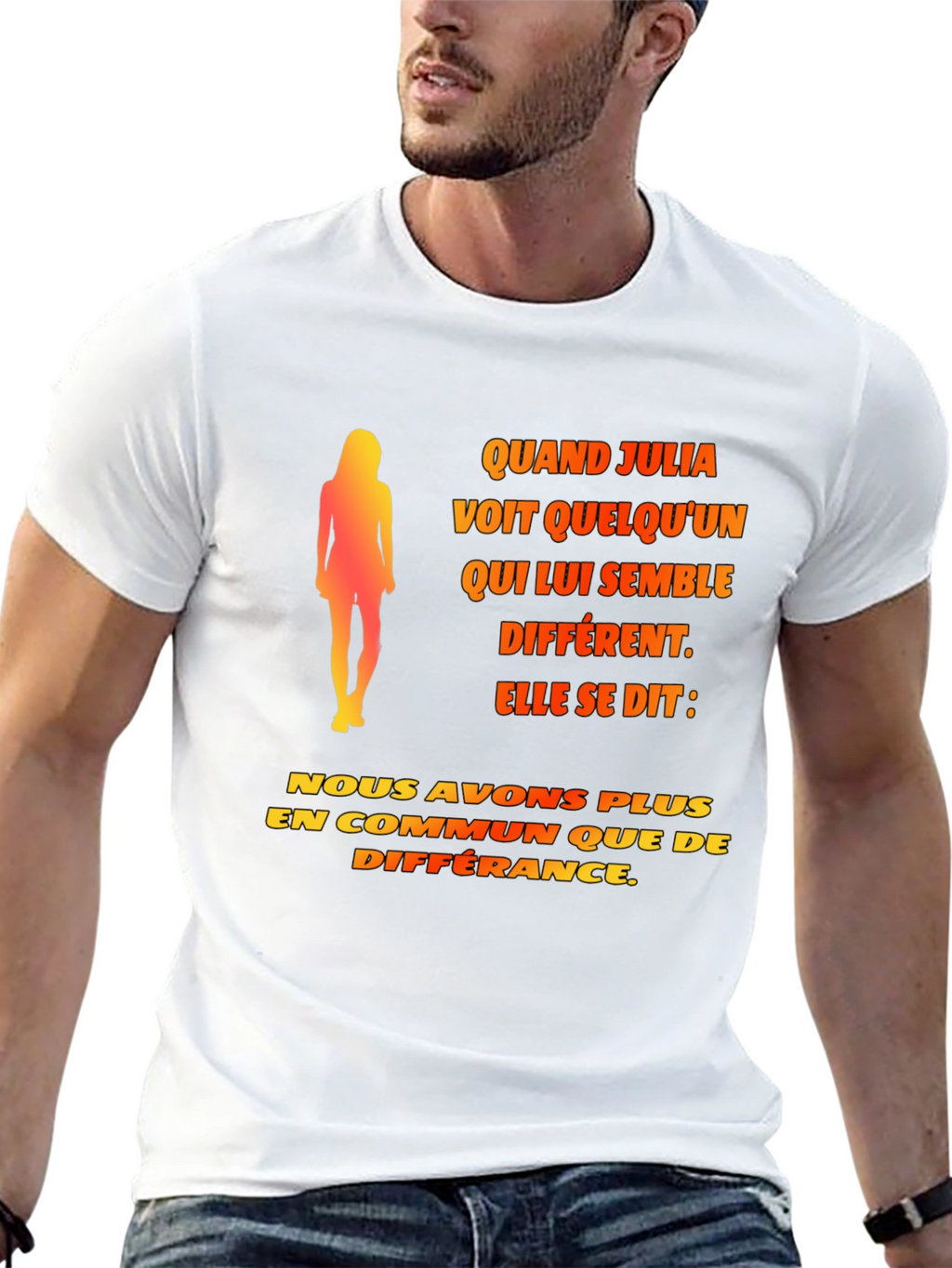Quand Julia T-Shirt - Unisex Novelty Tee
