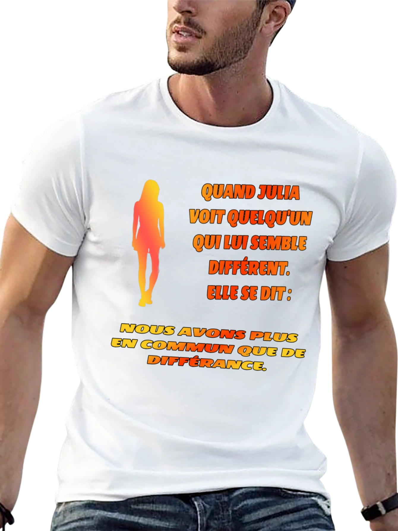 Quand Julia T-Shirt - Unisex Novelty Tee
