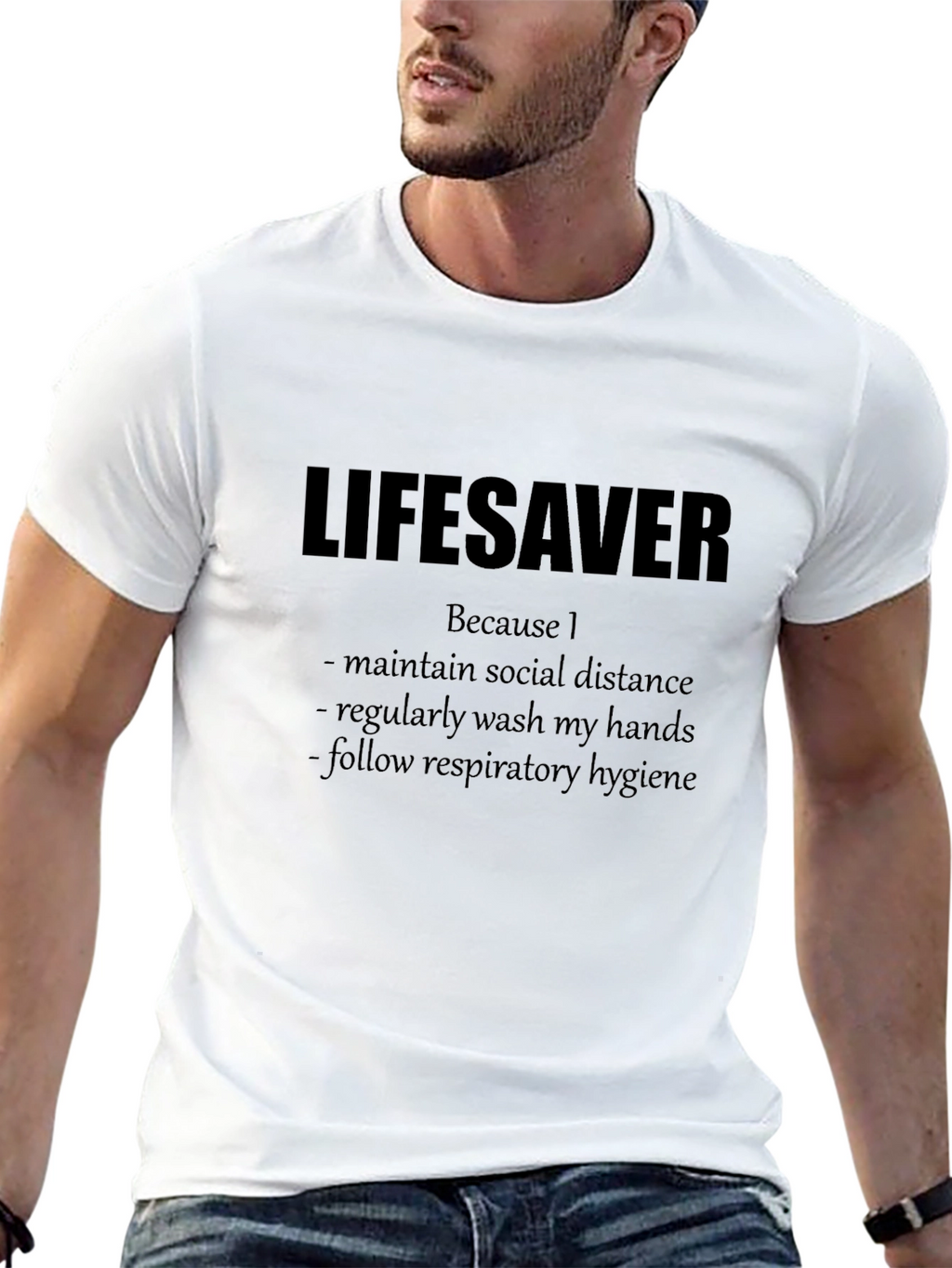 Lifesaver Social Distancing Graphic Tee