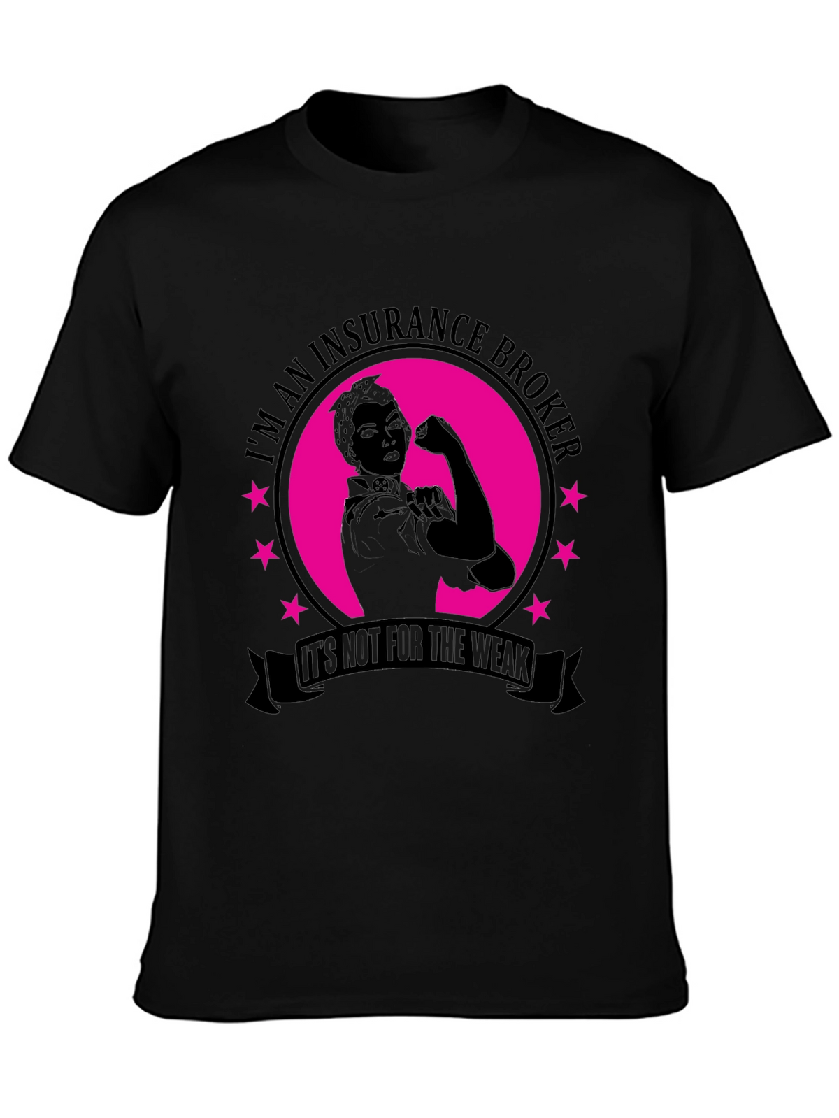 Insurance Broker T-Shirt - Rosie the Riveter Style