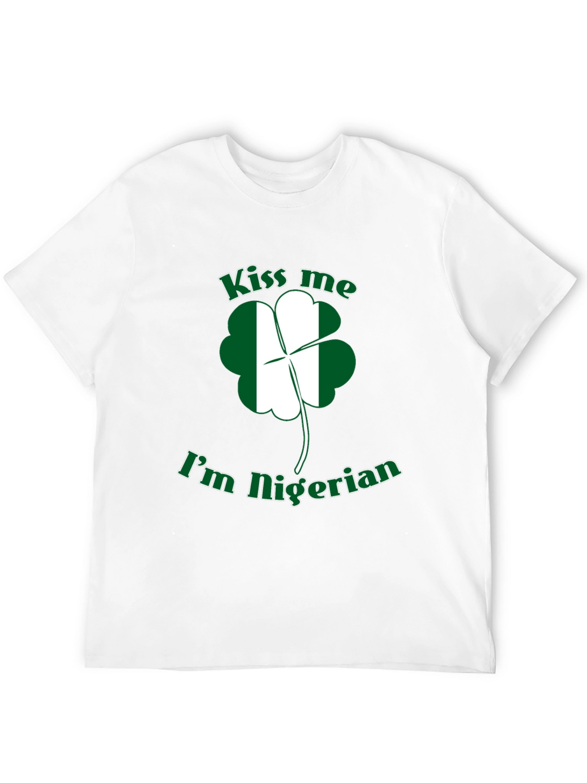 Kiss Me Im Nigerian St Patricks Day T-Shirt
