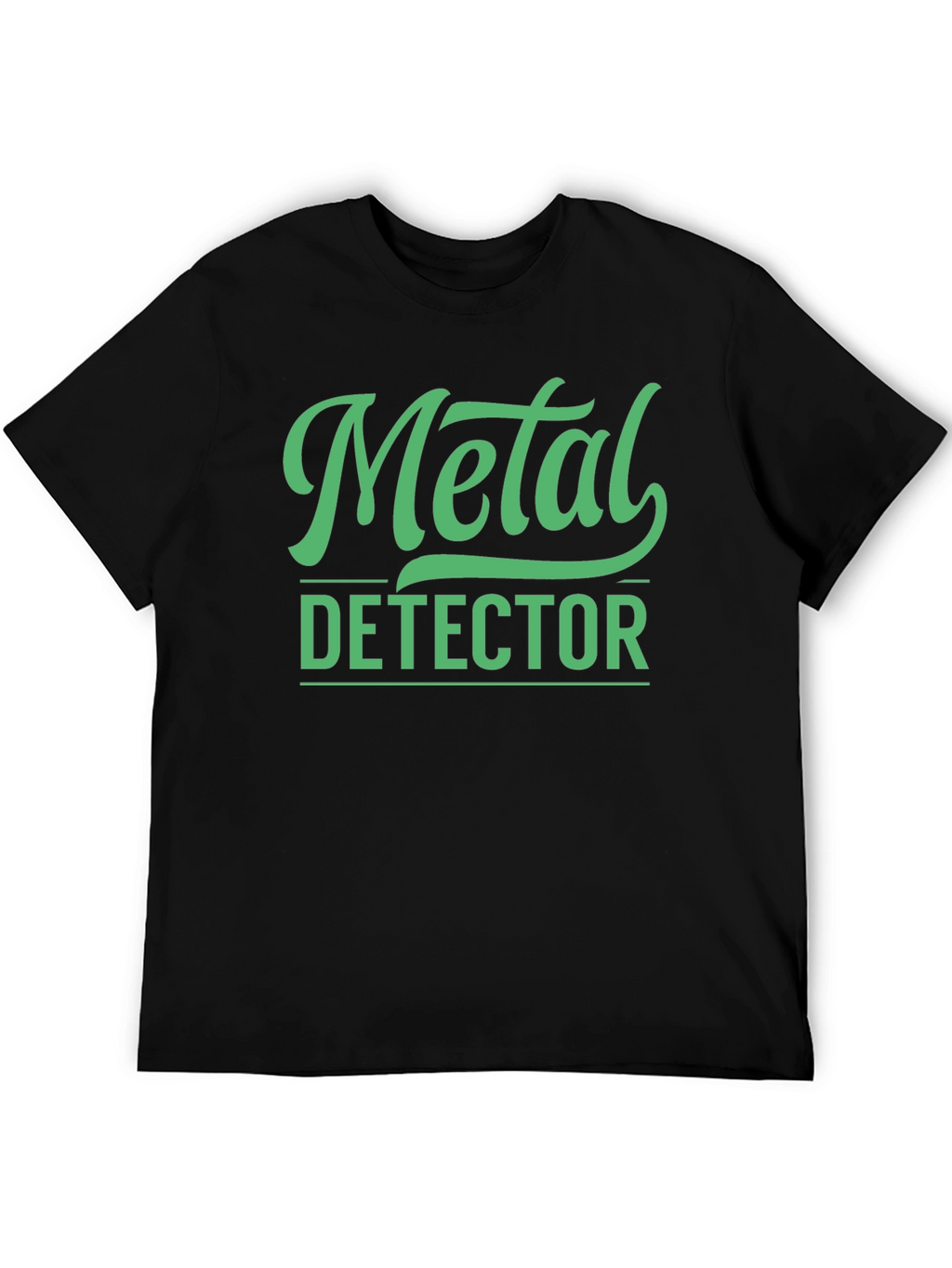 Metal Detector Graphic Tee - Black