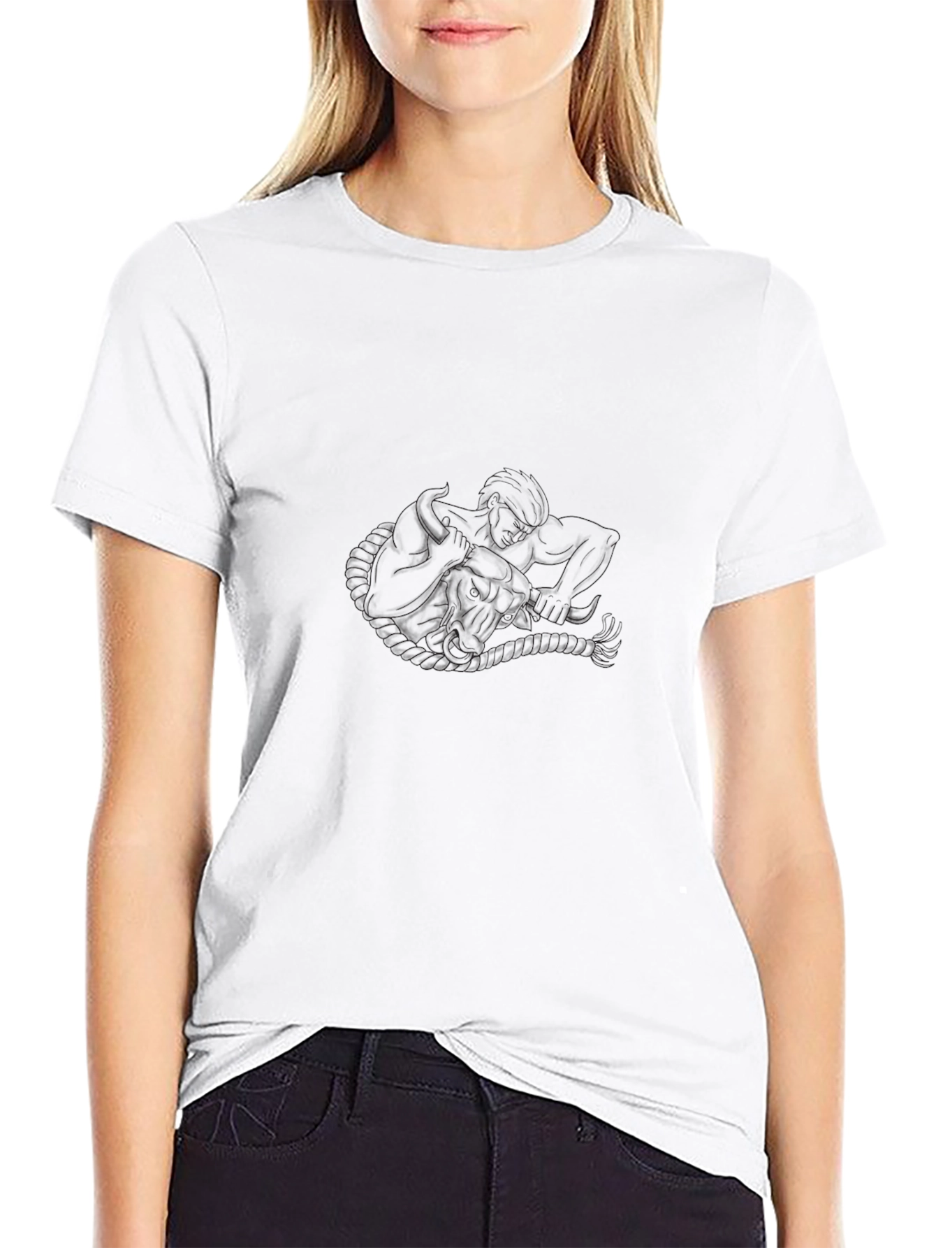 Mens Black Graphic Tee
