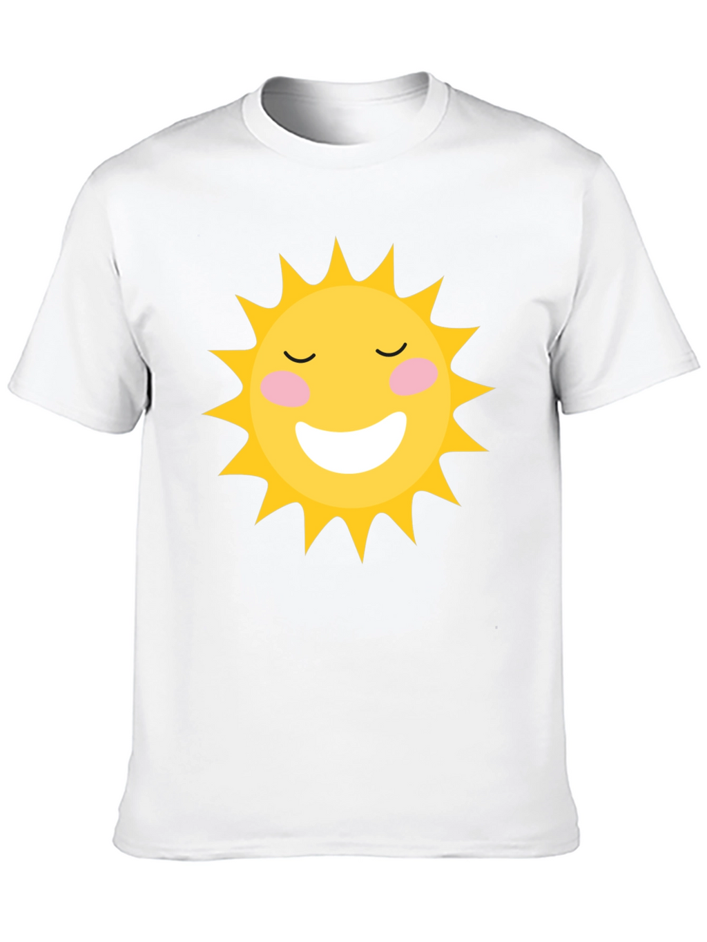 Smiling Sun Graphic Black T-Shirt
