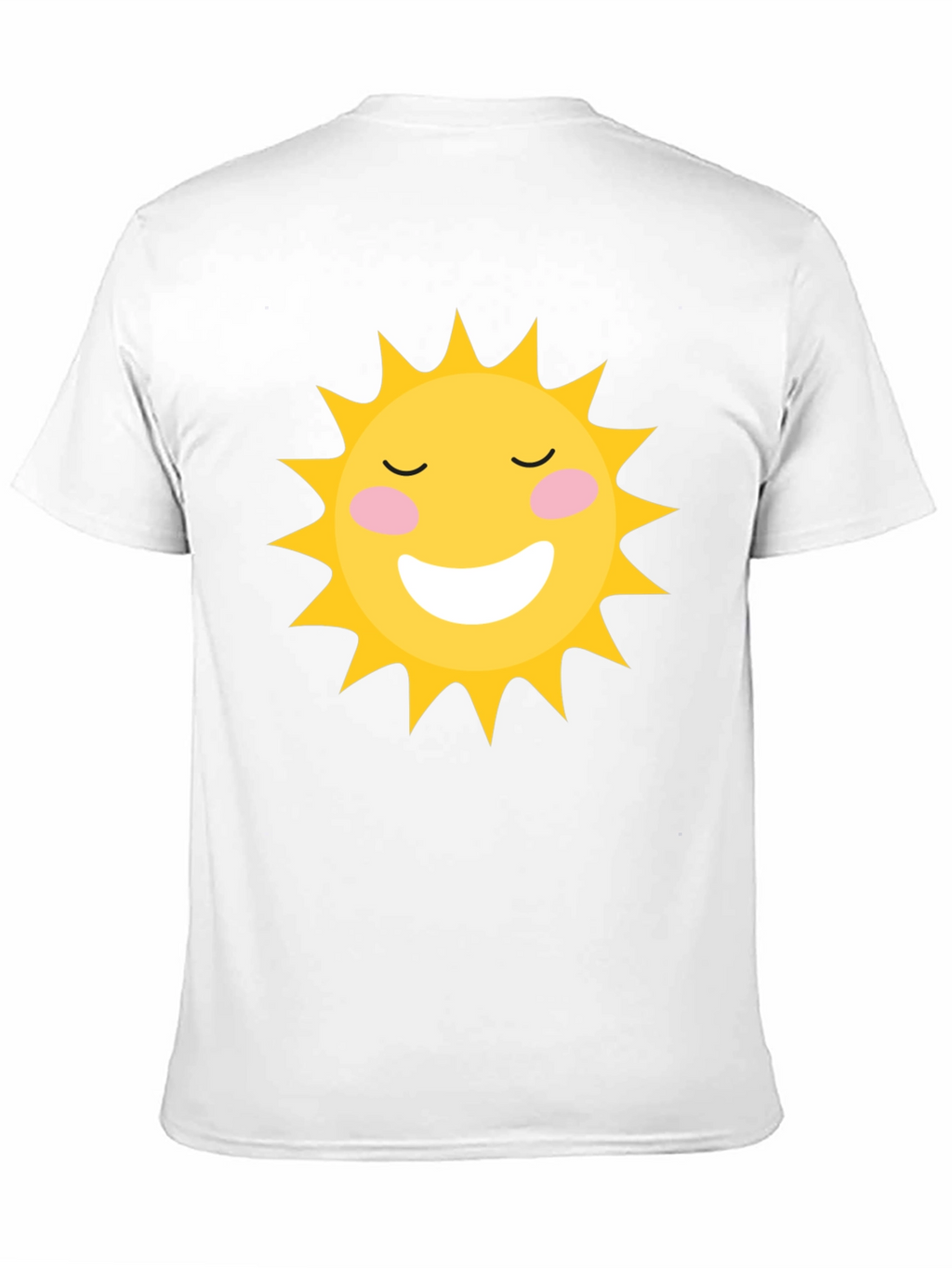 Smiling Sun Graphic Black T-Shirt